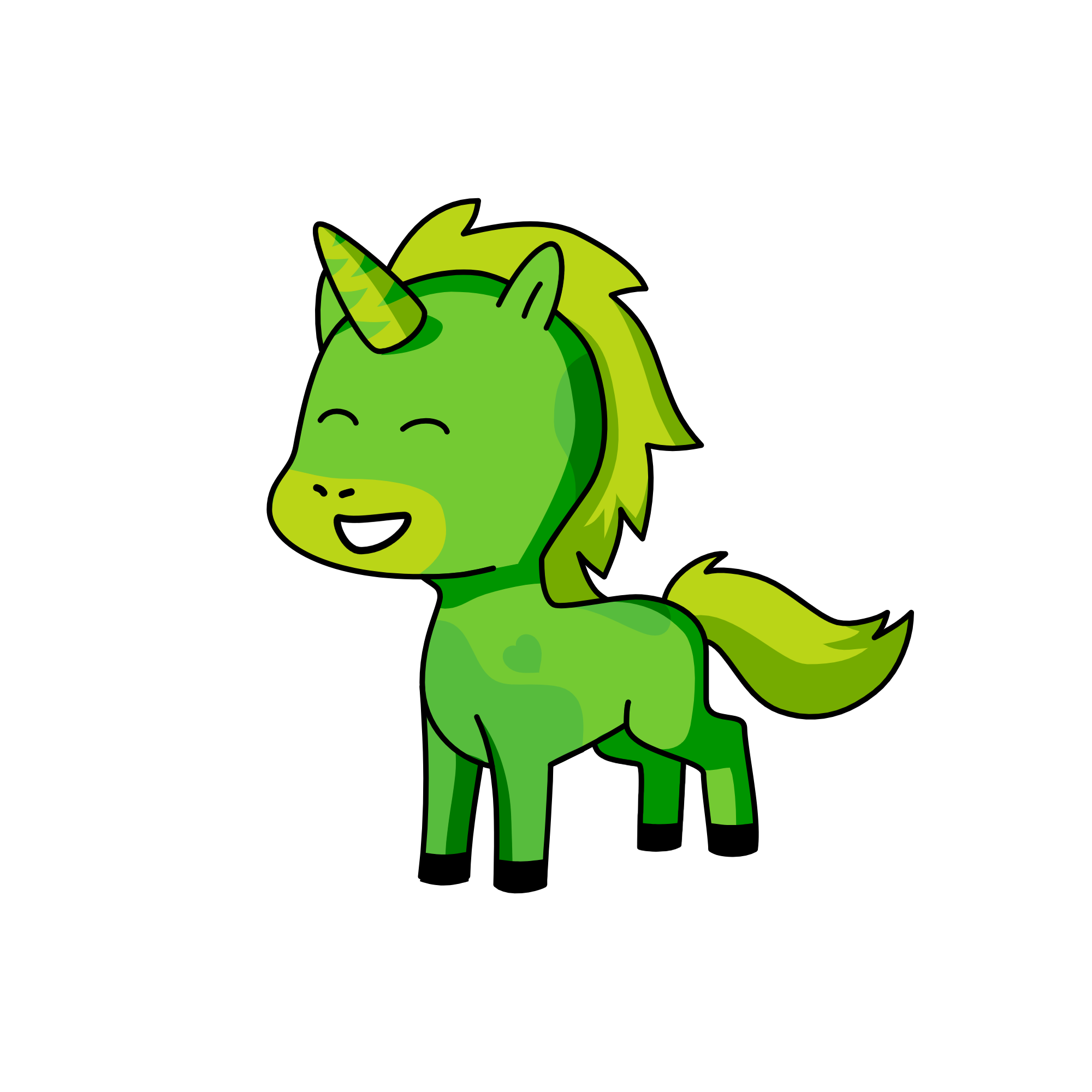 grass, the unicorn