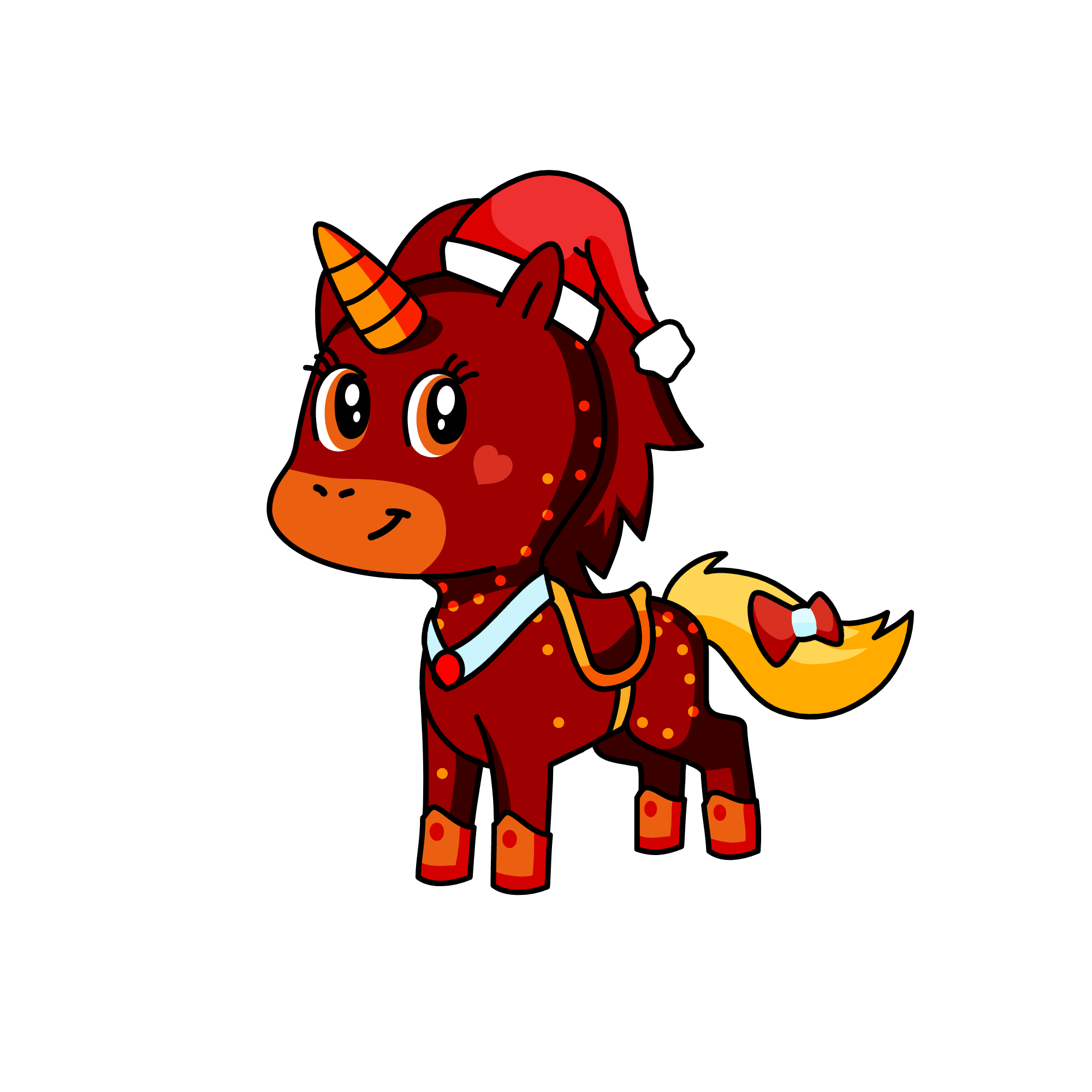 SANTA UNICORN, the unicorn