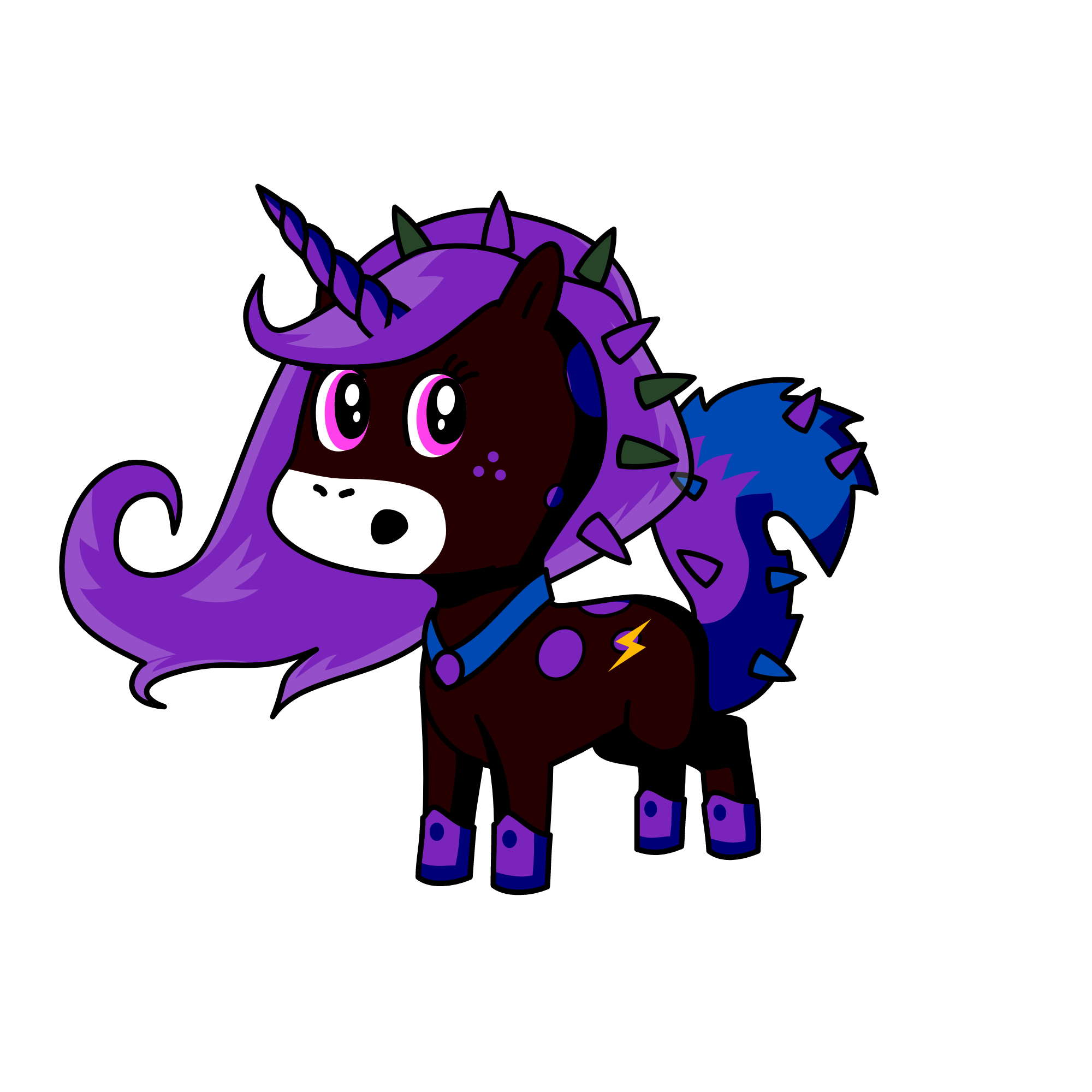 HALLOWEEN HORSE, the unicorn