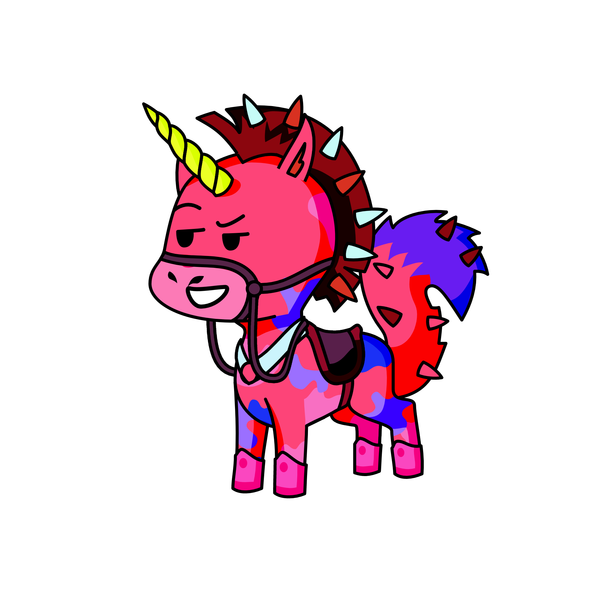 Rainbow, the unicorn