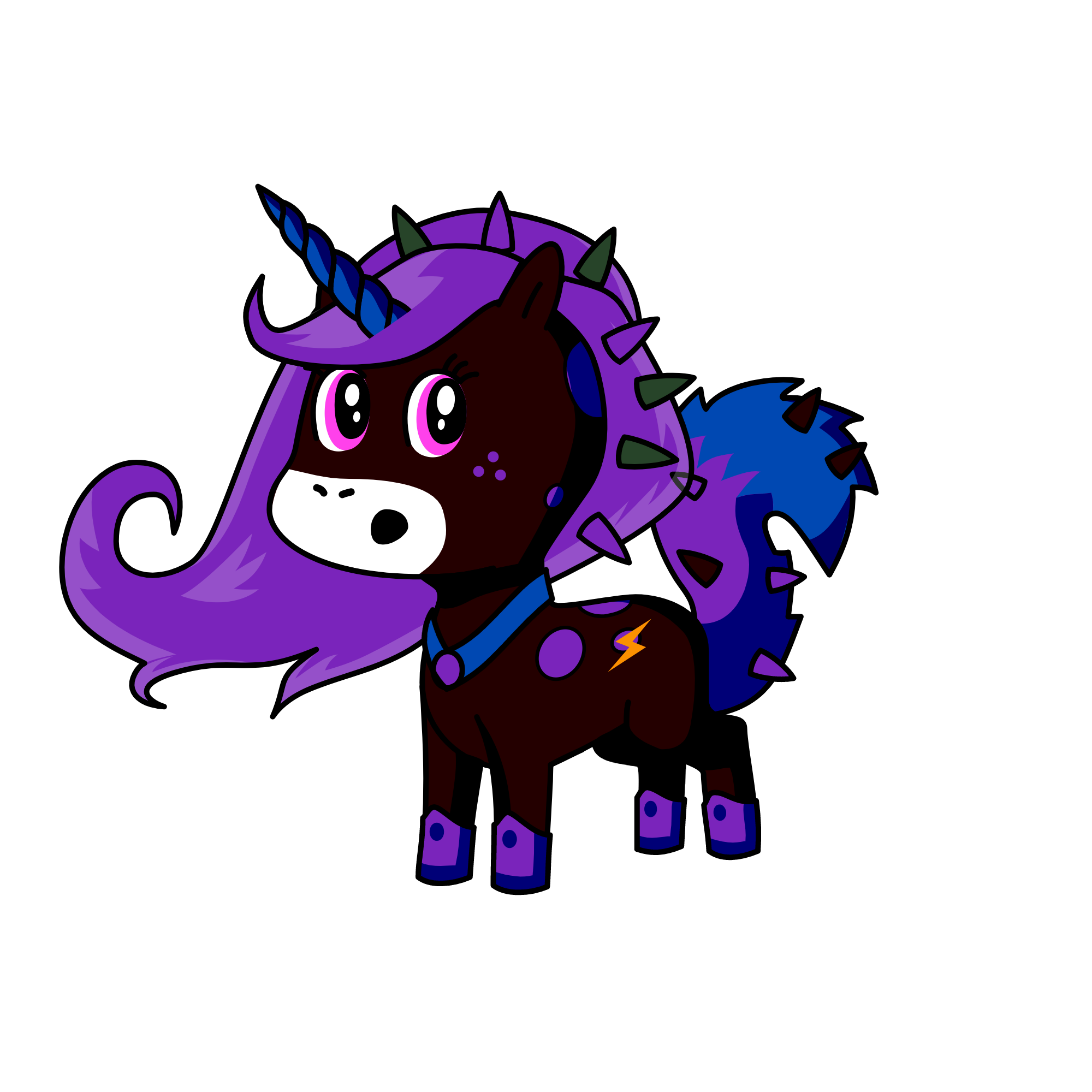 HALLOWEEN HORSE, the unicorn