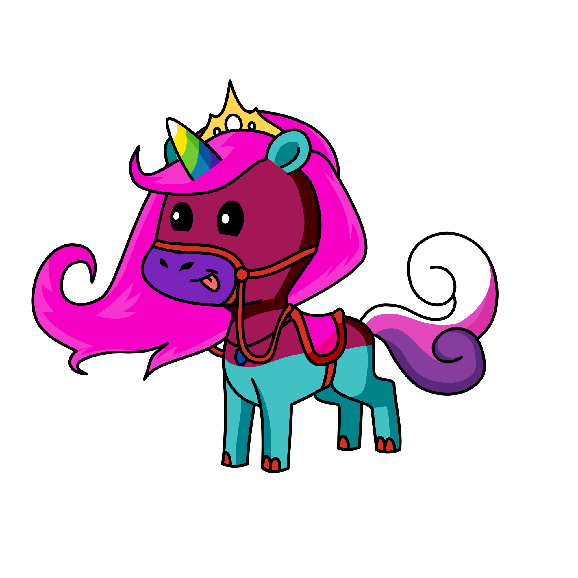 princess of the winter , the unicorn