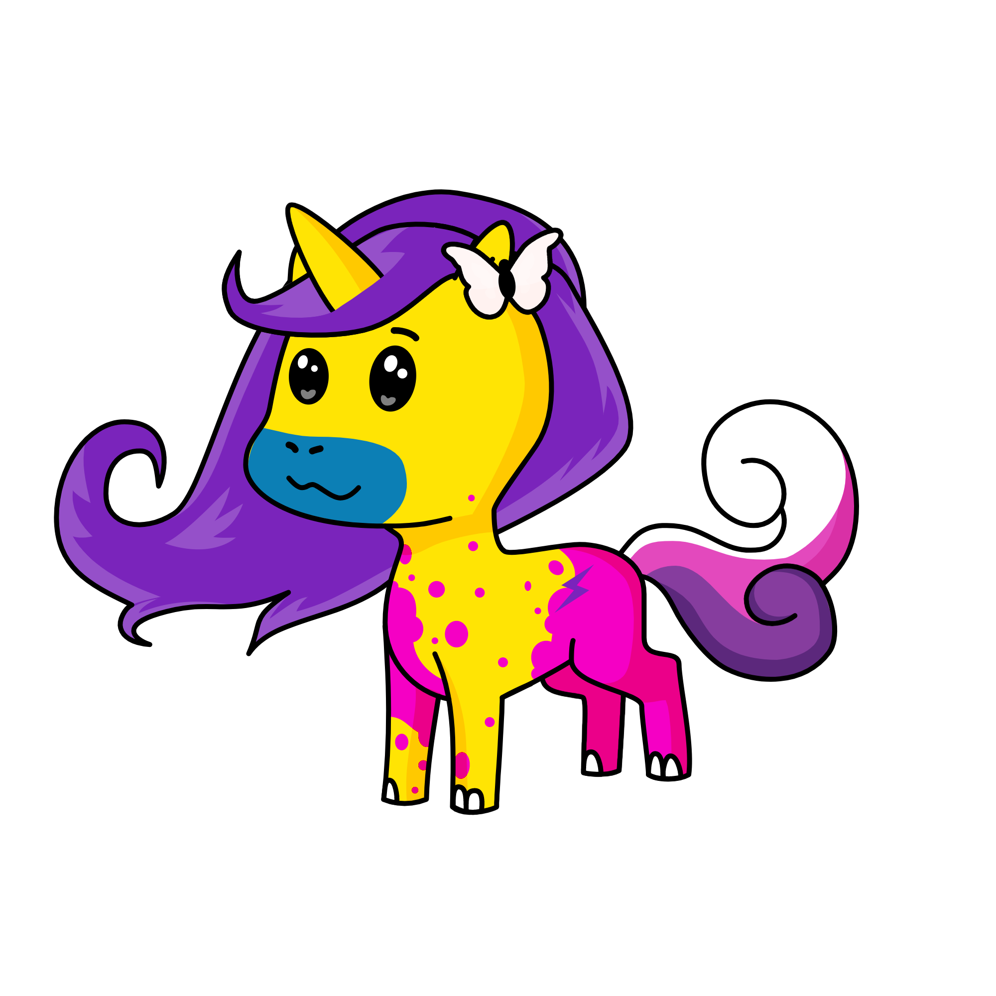 Sunny, the unicorn