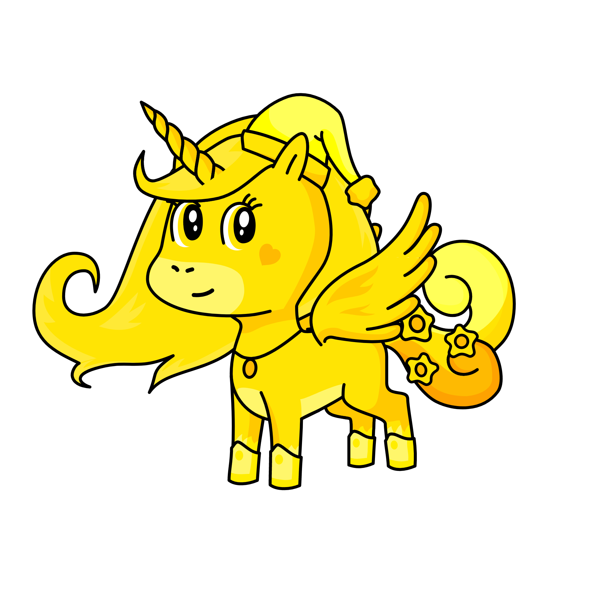 Yellows, the unicorn