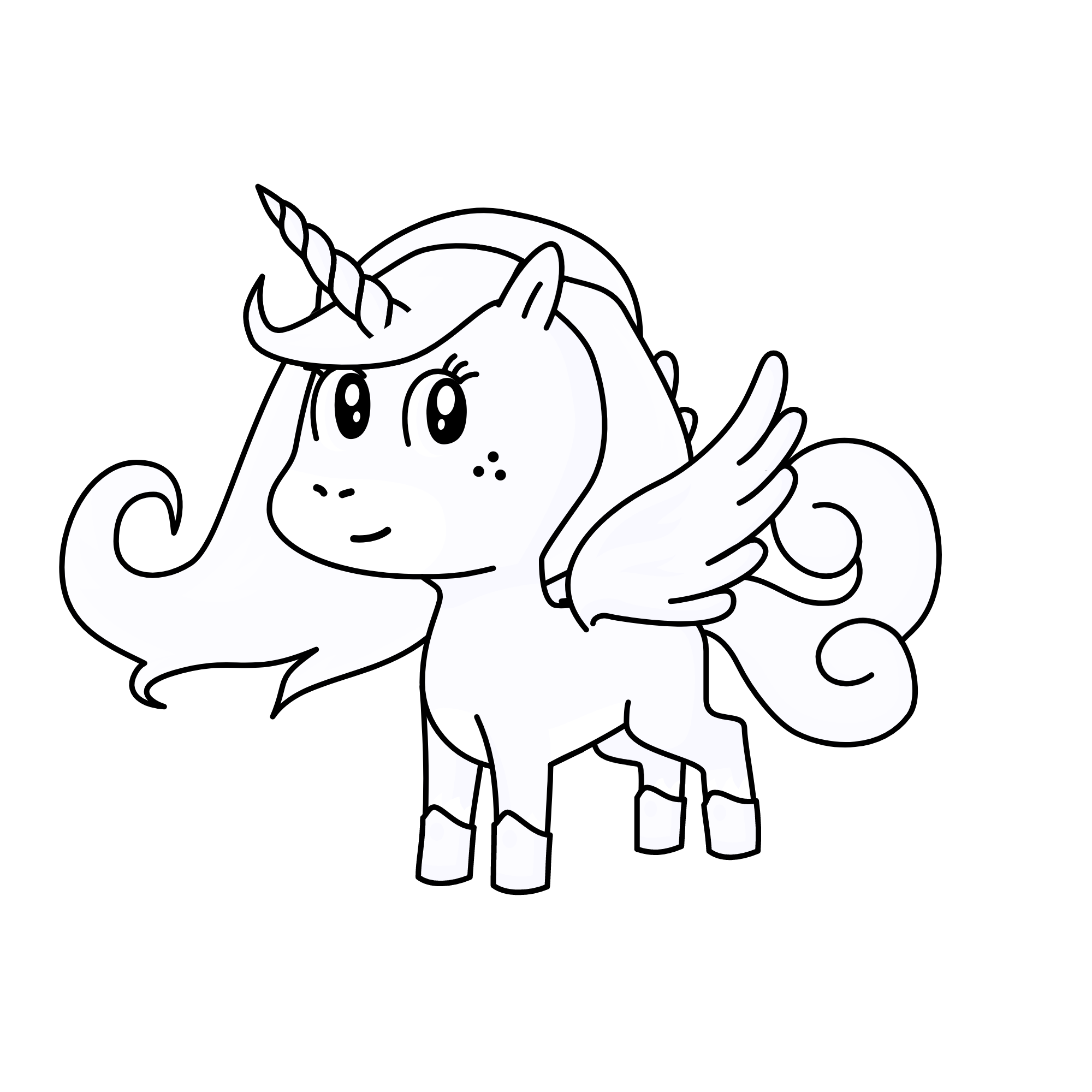 Snow White, the unicorn