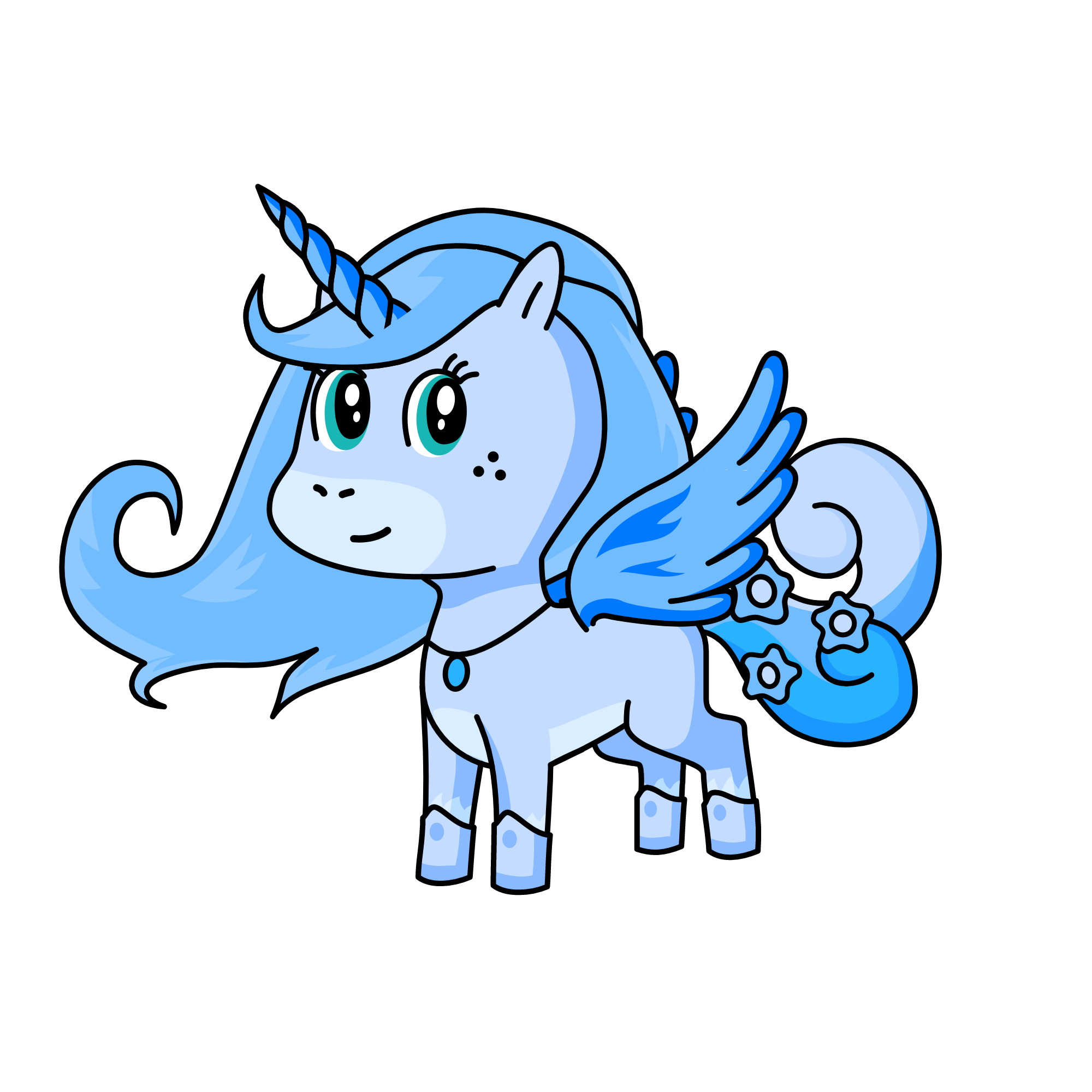 Snow Princess, the unicorn