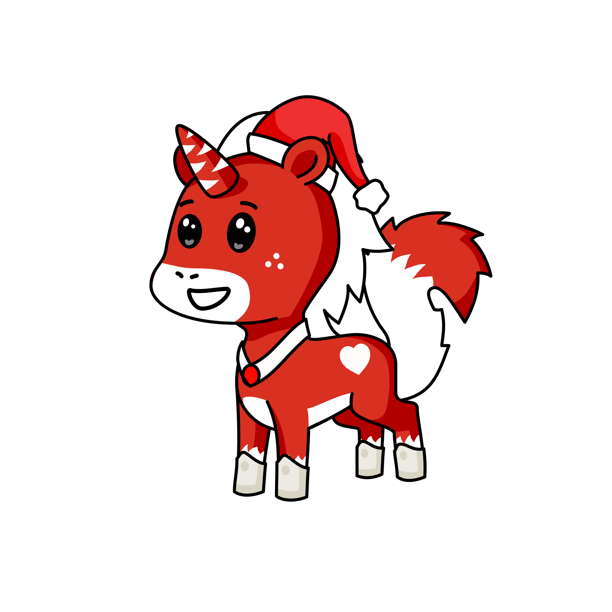 Santa_Corn, the unicorn