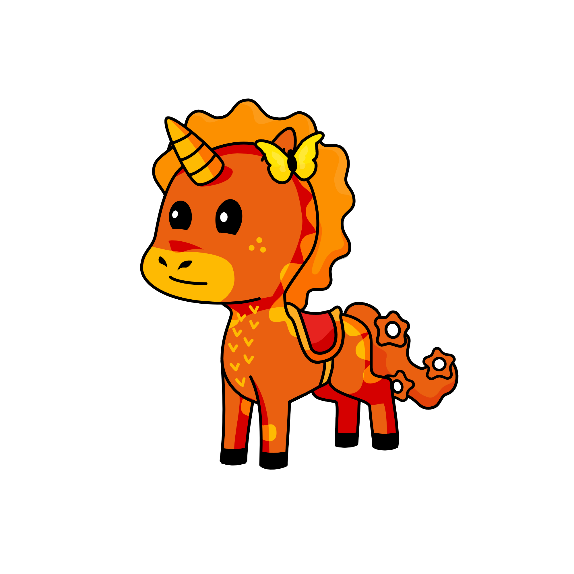 THANKS GIVING HORSE, the unicorn