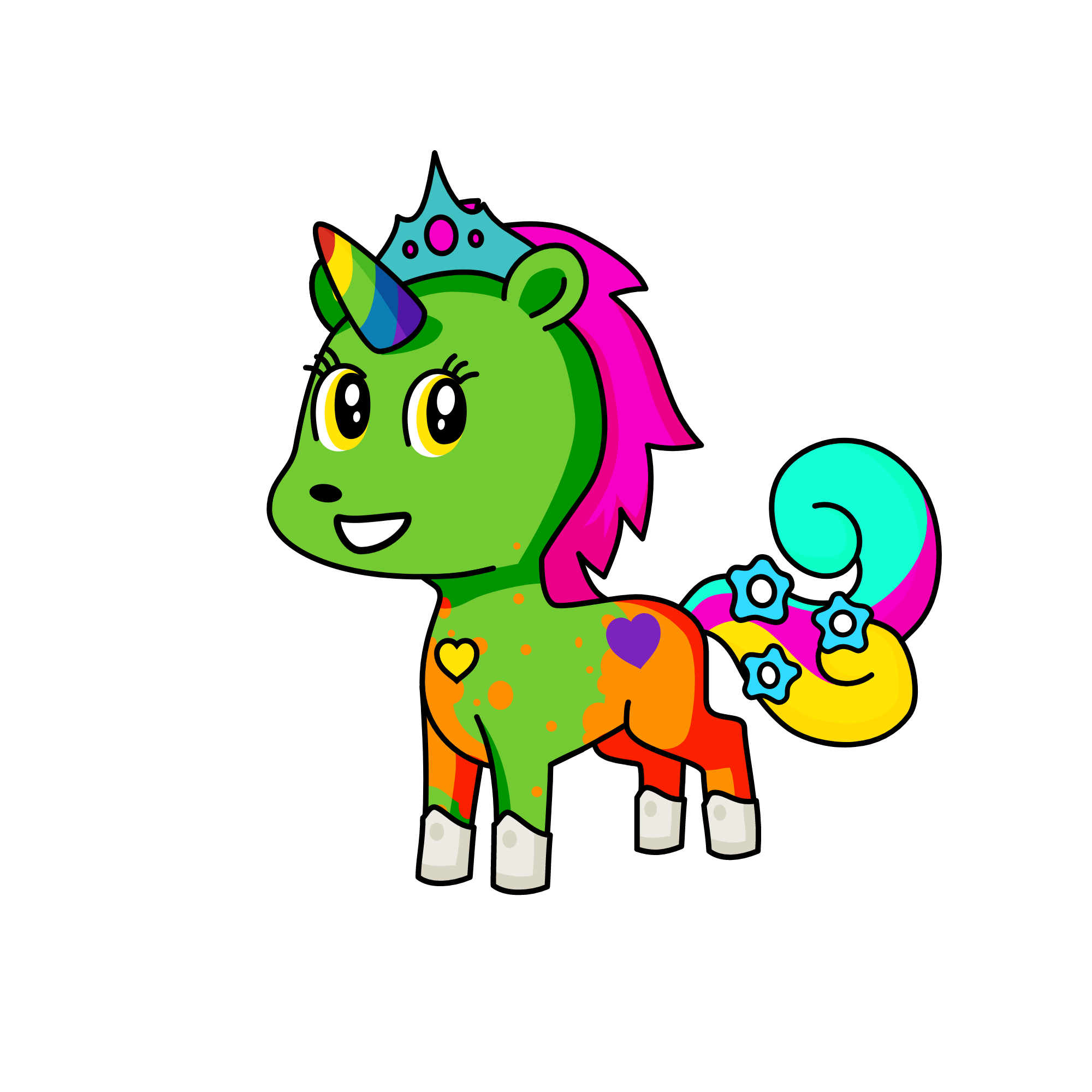 Warrior Queen, the unicorn