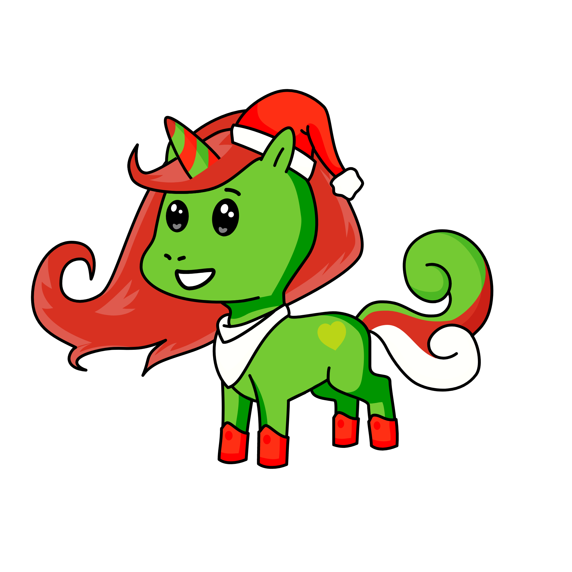 north the christmas unicorn, the unicorn