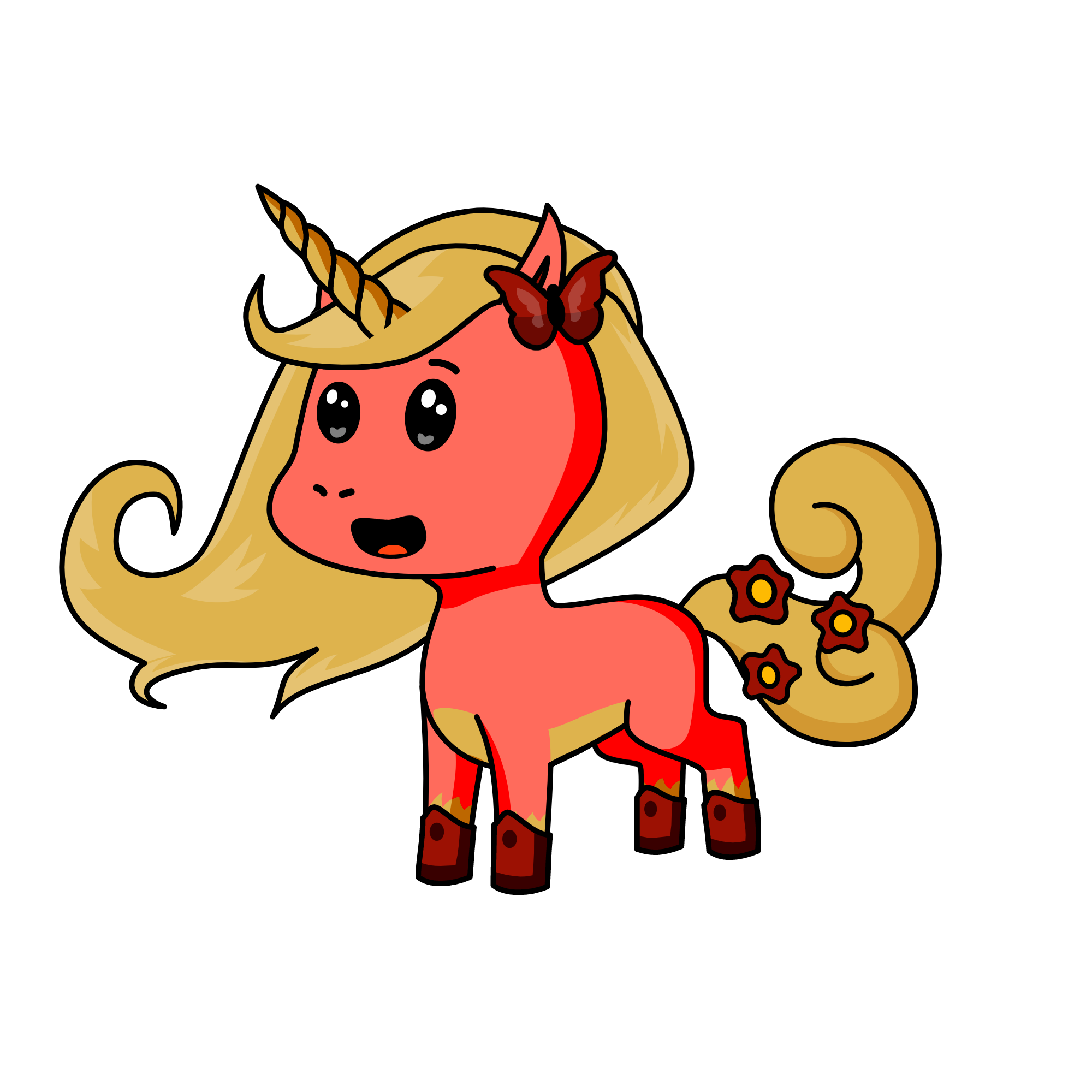 Angelina , the unicorn