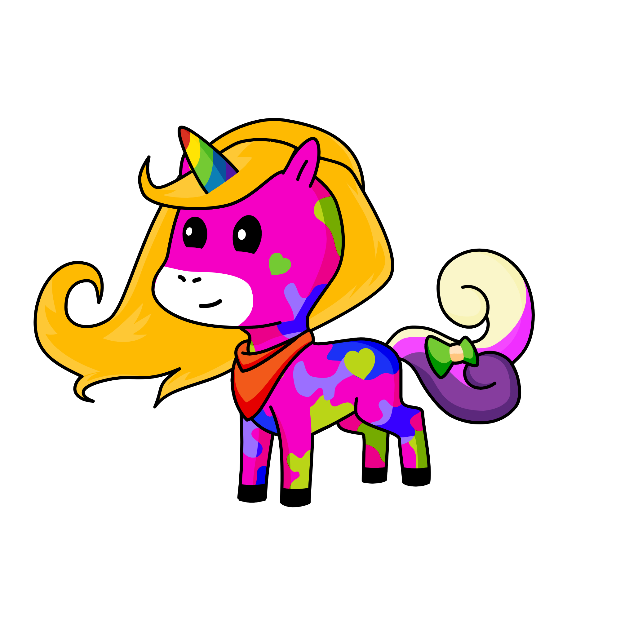 Lady Rainicorn, the unicorn