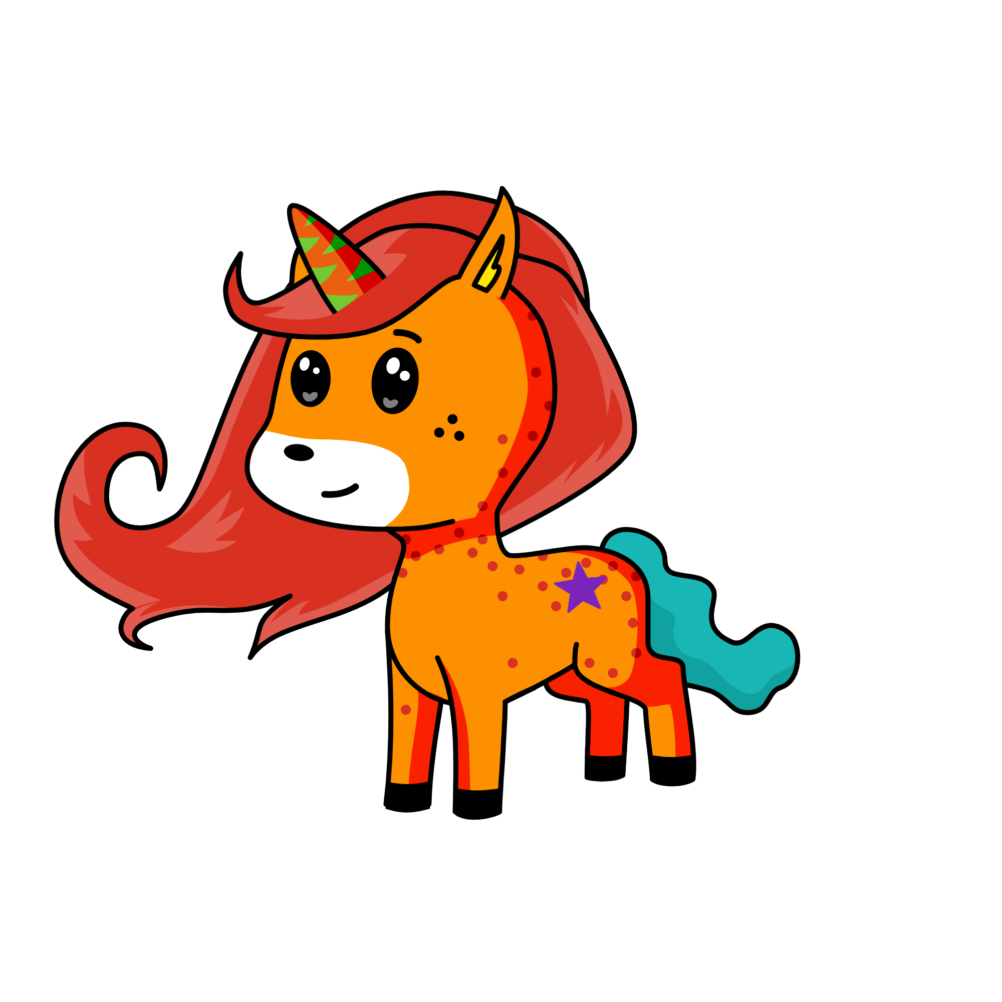 ORANGE DOT, the unicorn