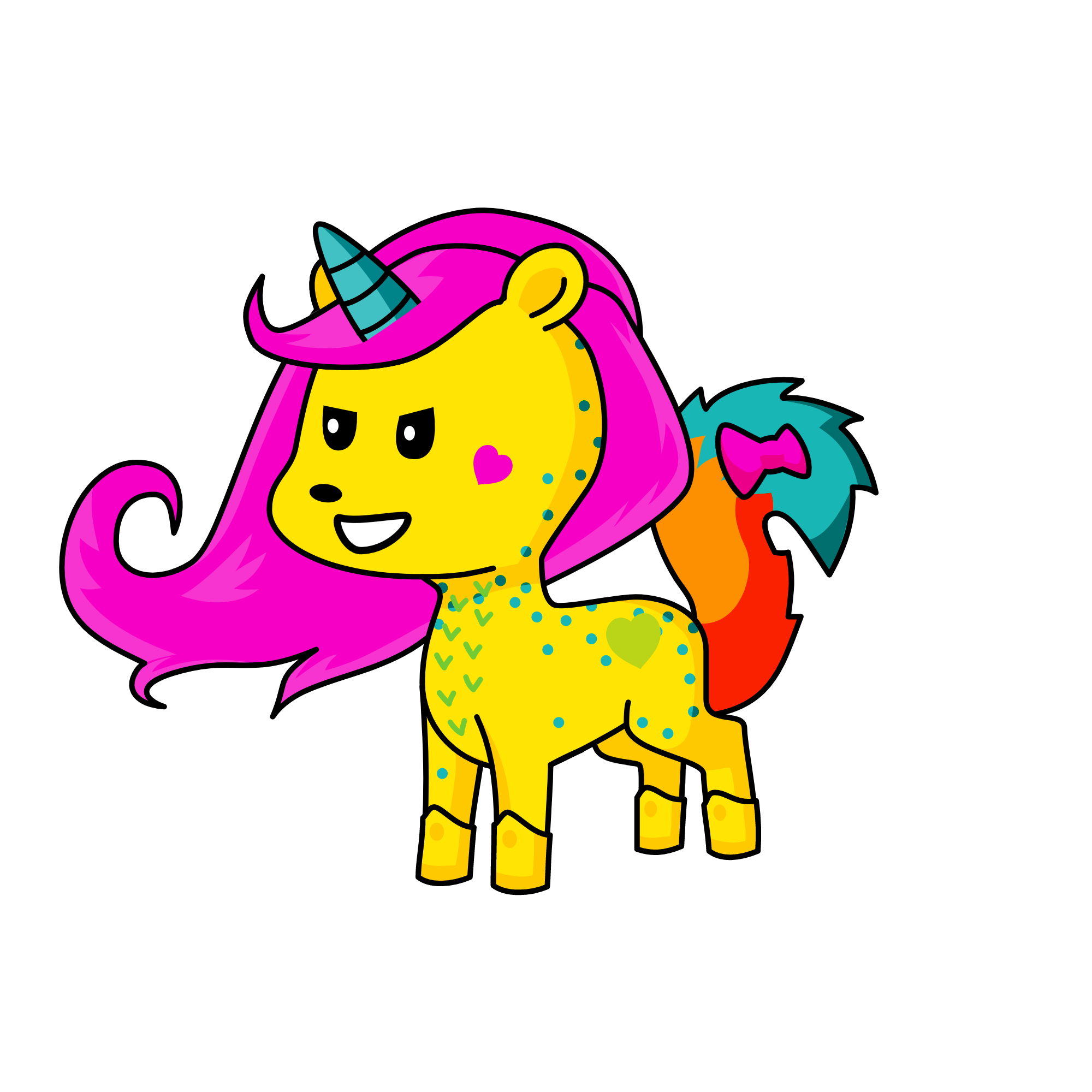 NEON, the unicorn