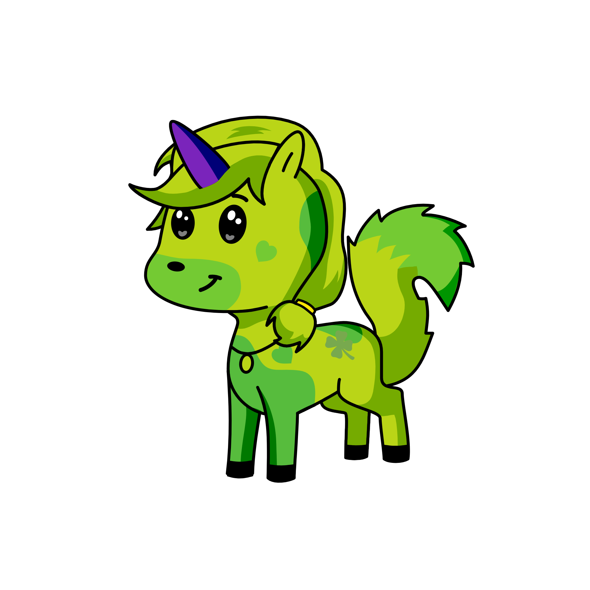 Clover, the unicorn