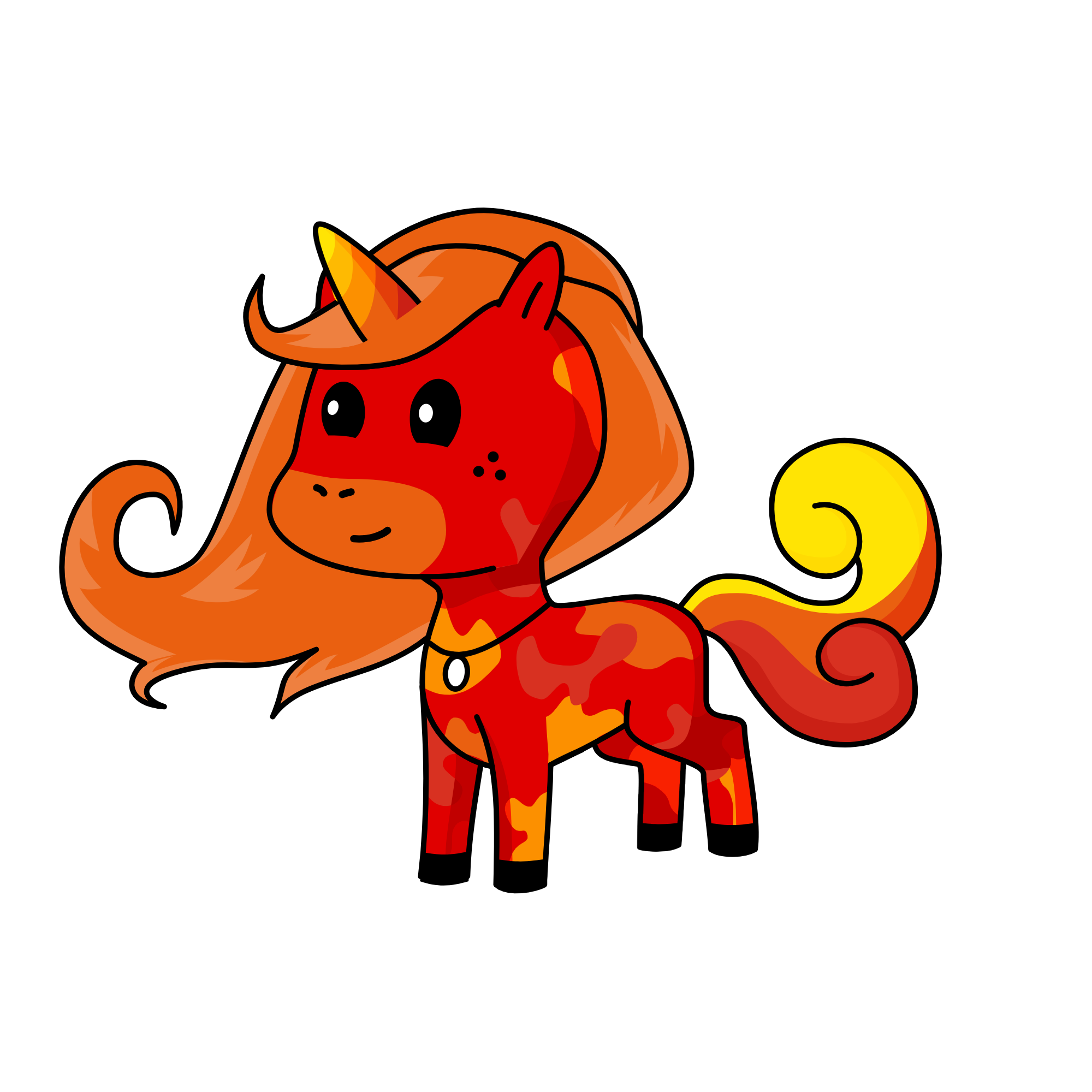 fire, the unicorn
