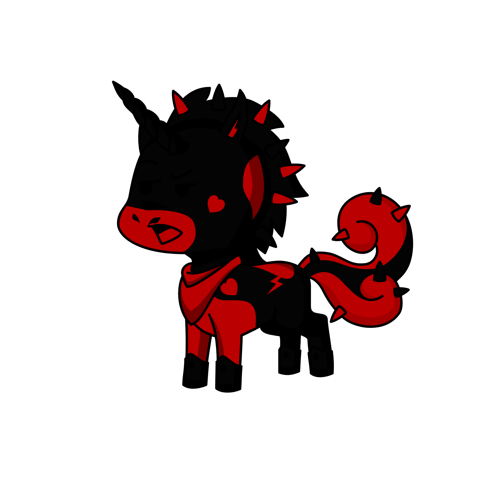 Dark, the unicorn