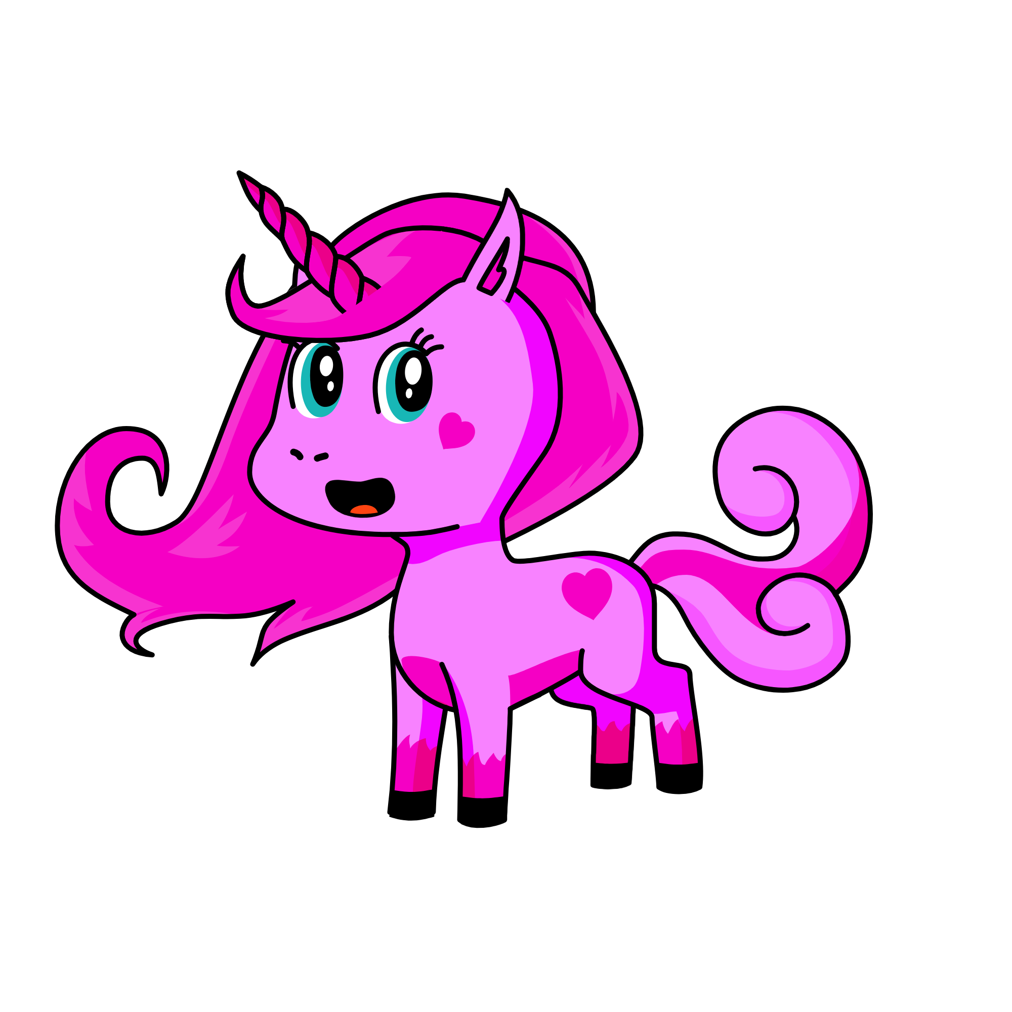 Pinkie pie, the unicorn