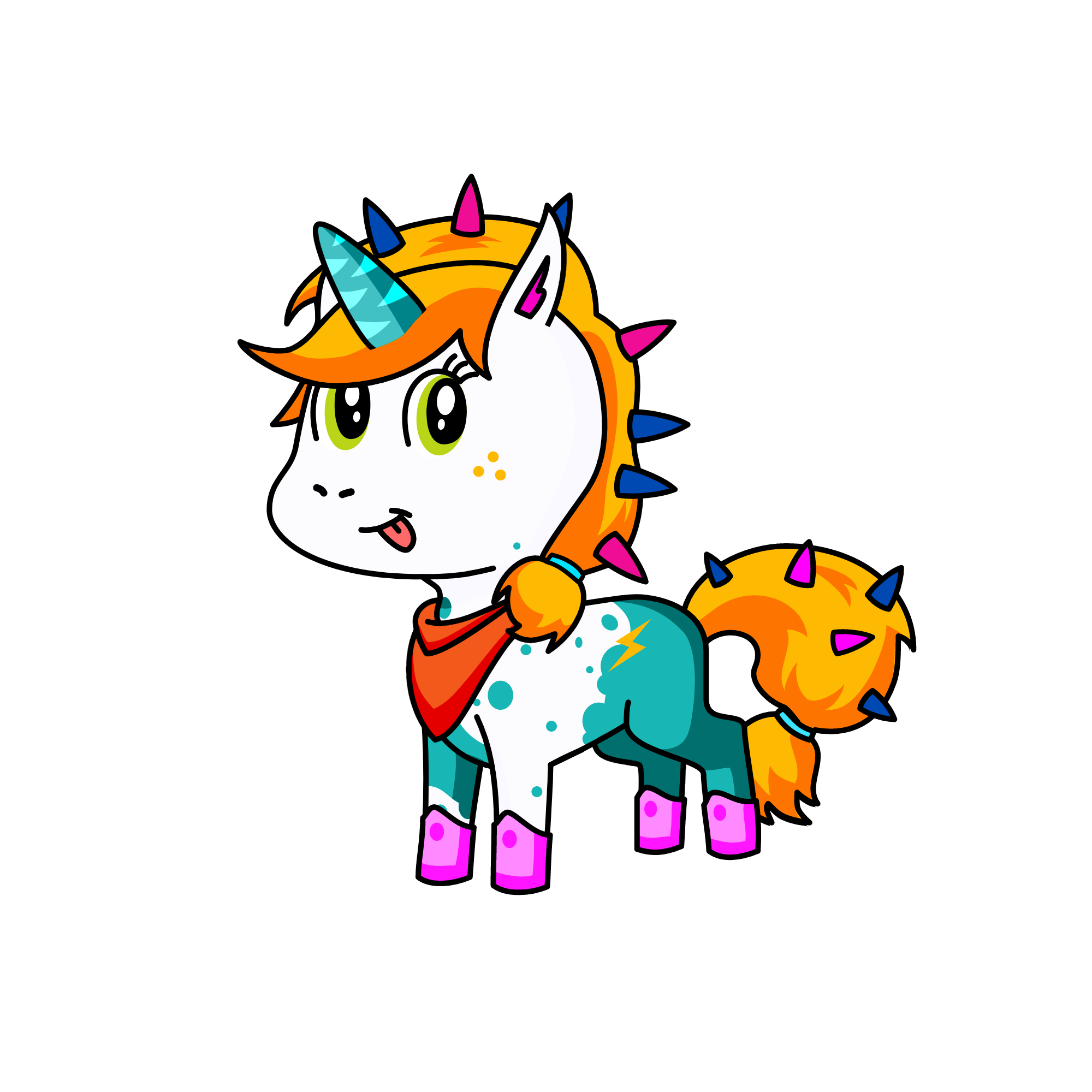 Thumbalina, the unicorn