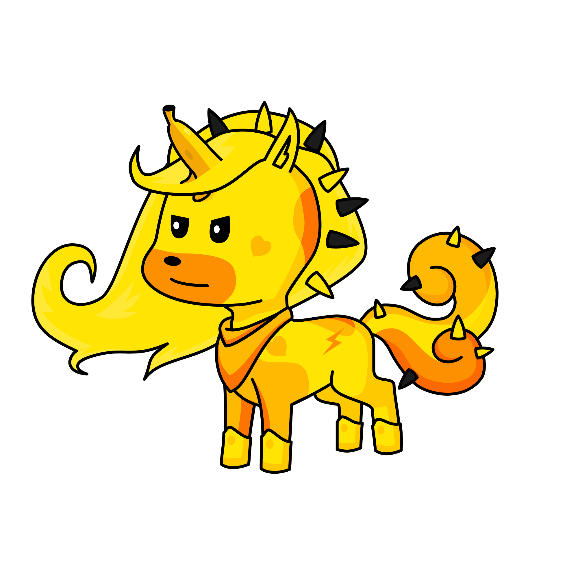 banana plit, the unicorn