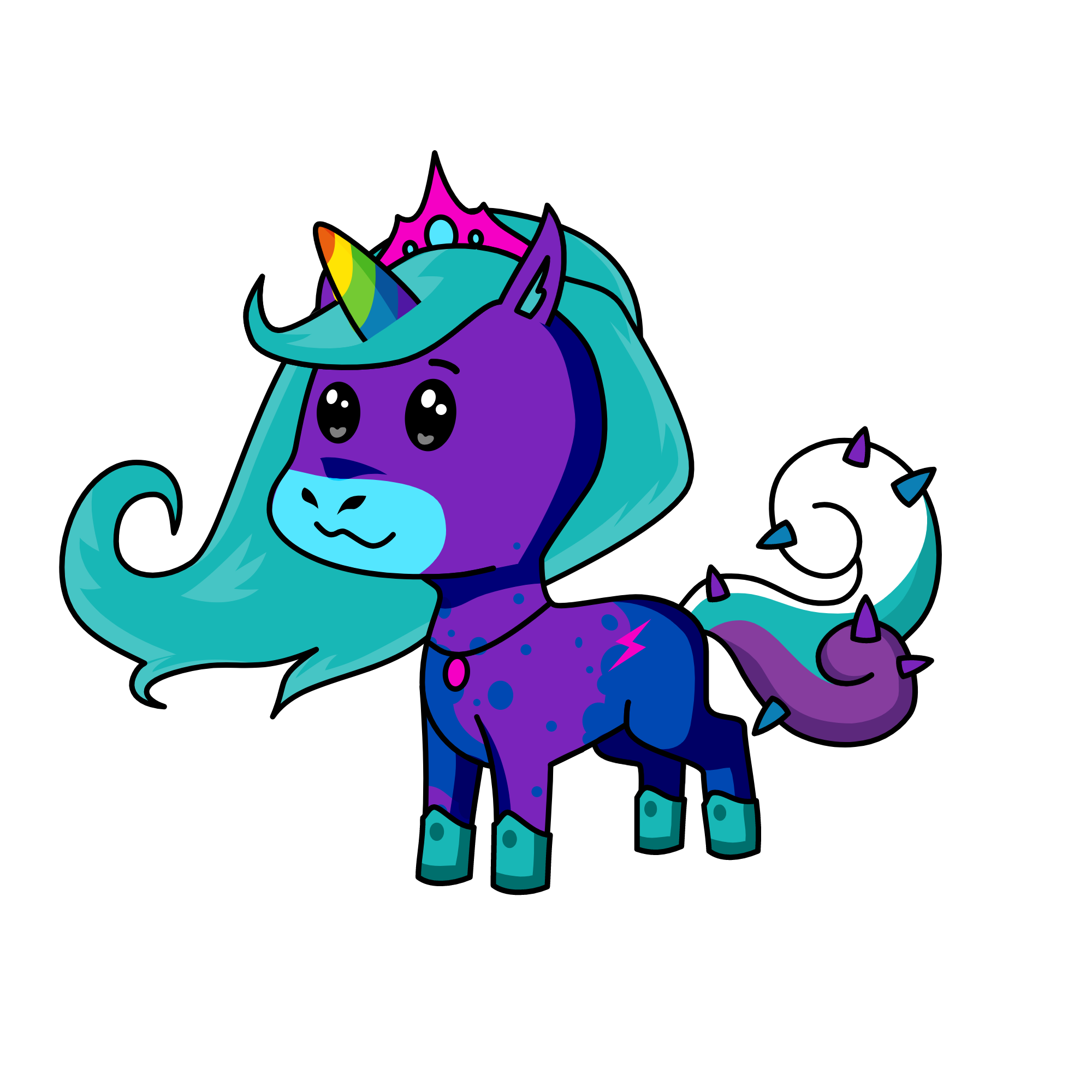 Shade, the unicorn
