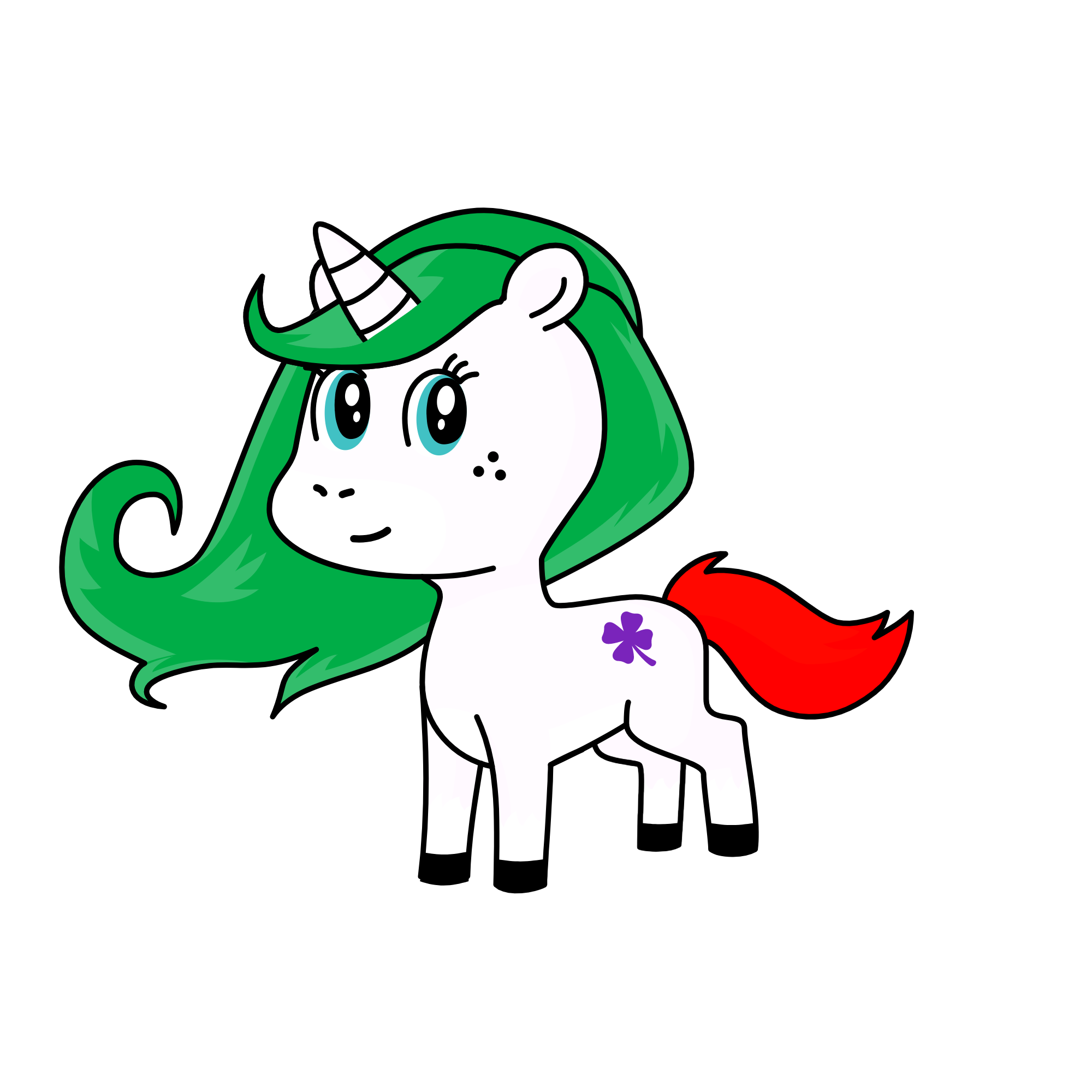 Gusty, the unicorn