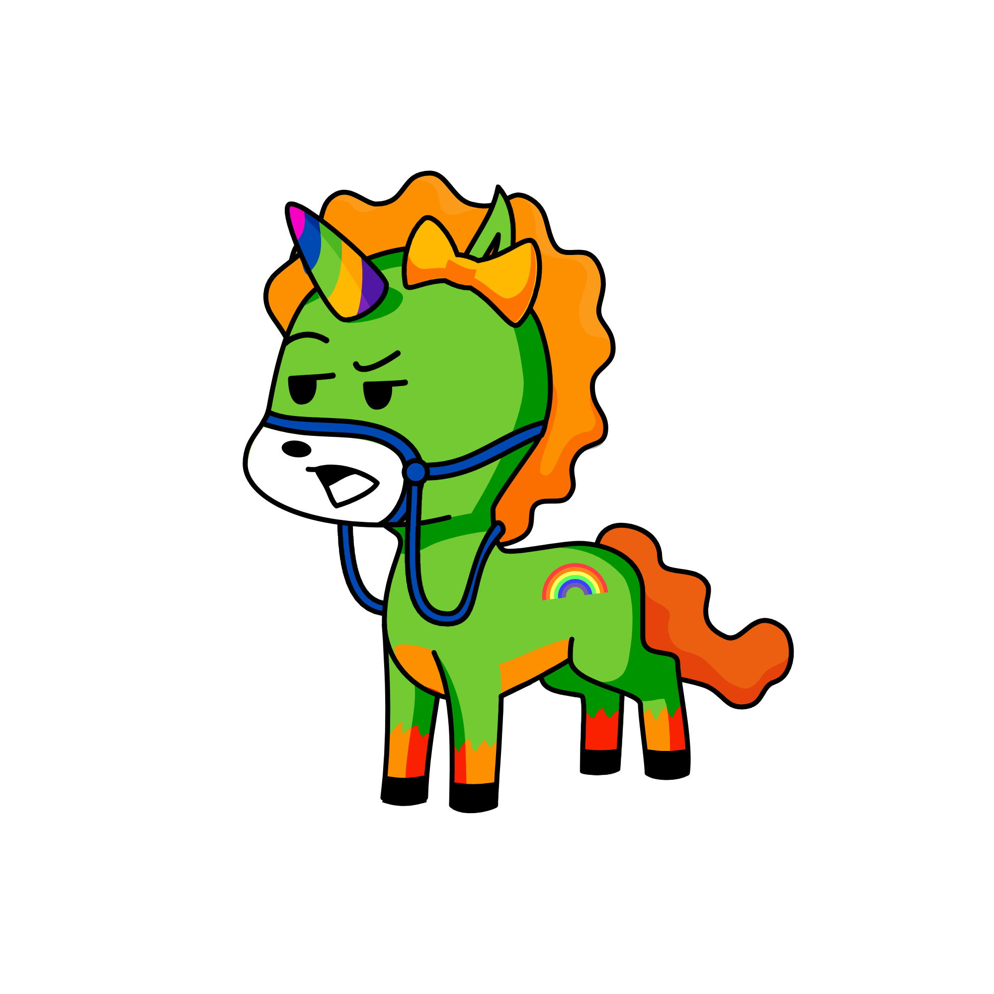 ‡, the unicorn
