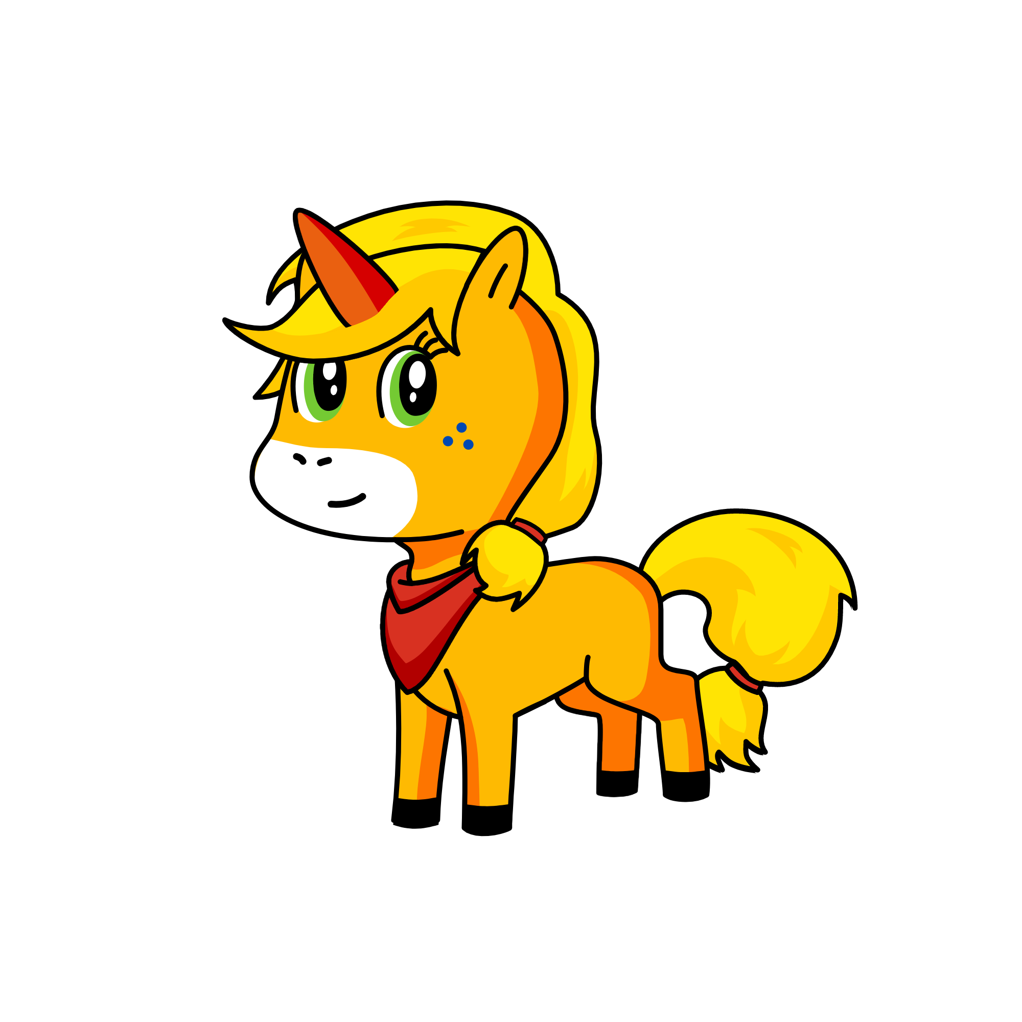 Applejack, the unicorn