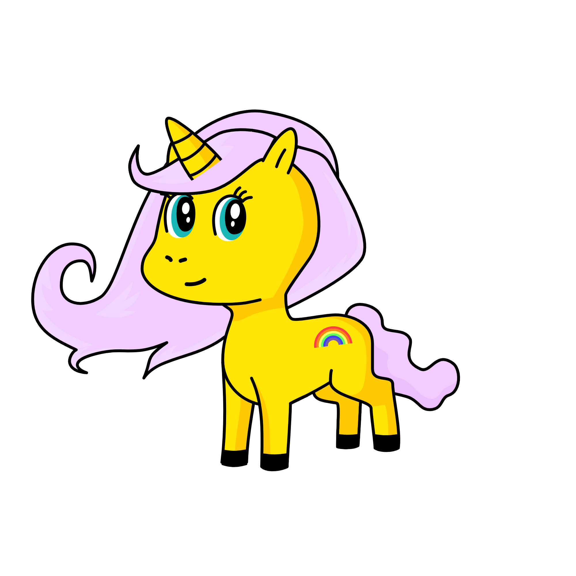 Fluttershy, the unicorn