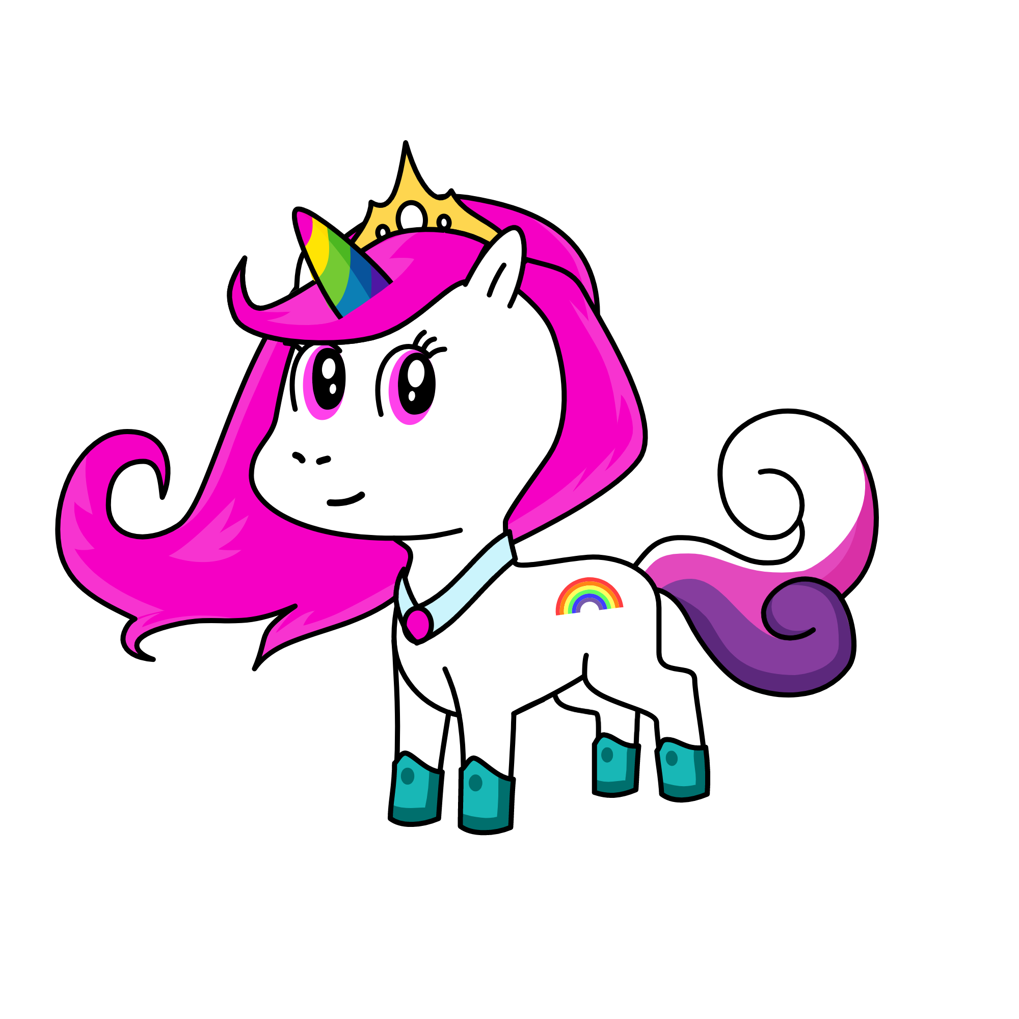 rainbow, the unicorn