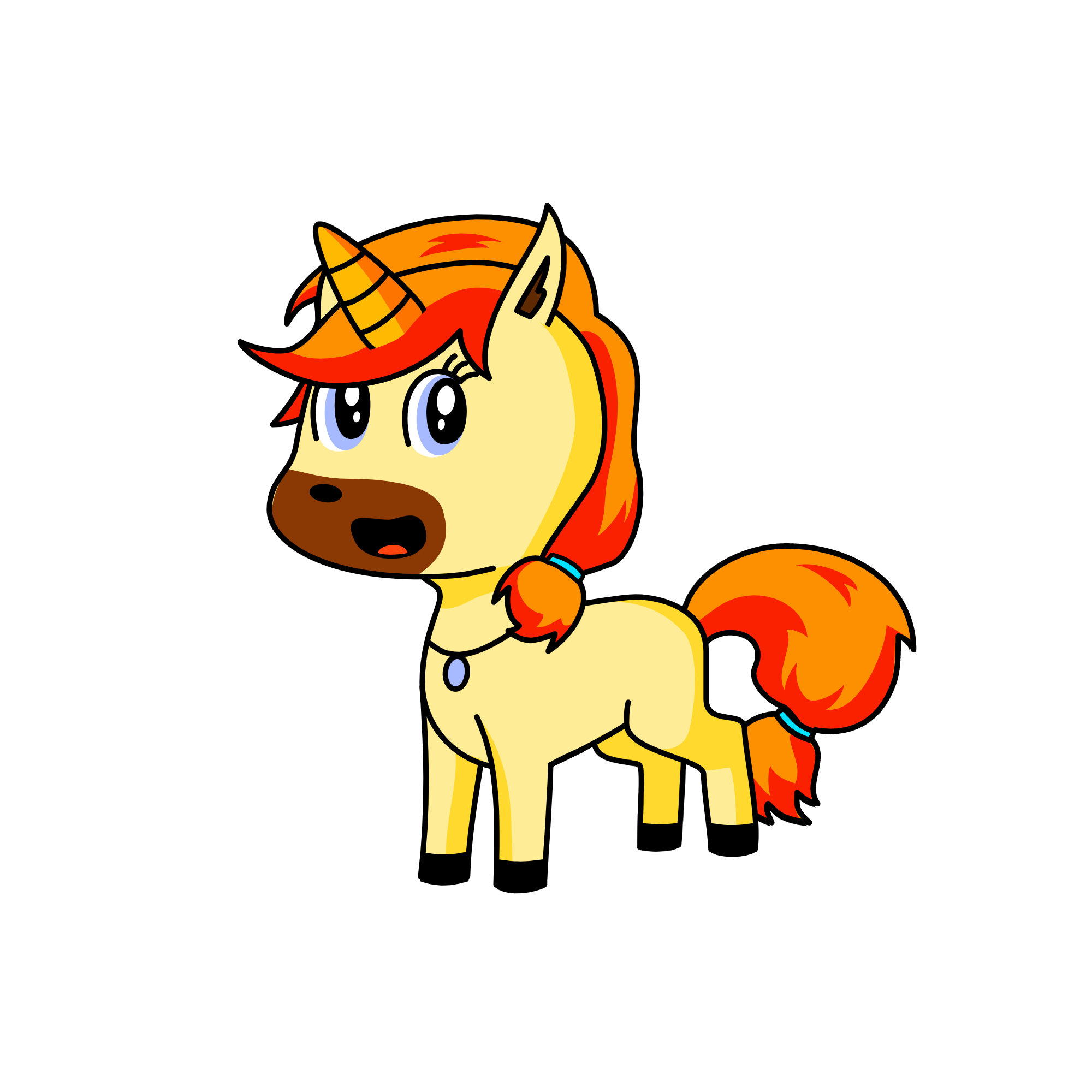 rose, the unicorn