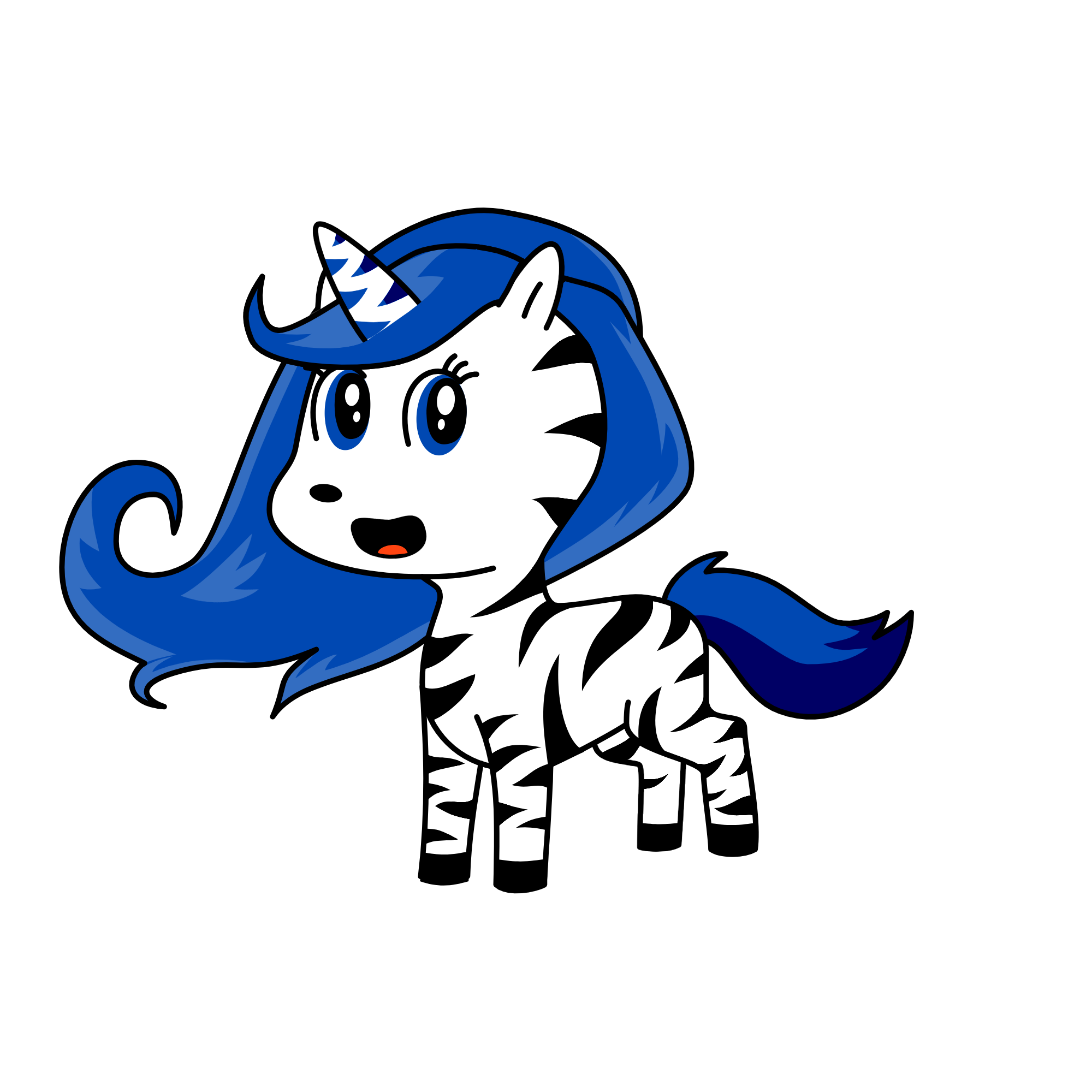 blue eye, the unicorn