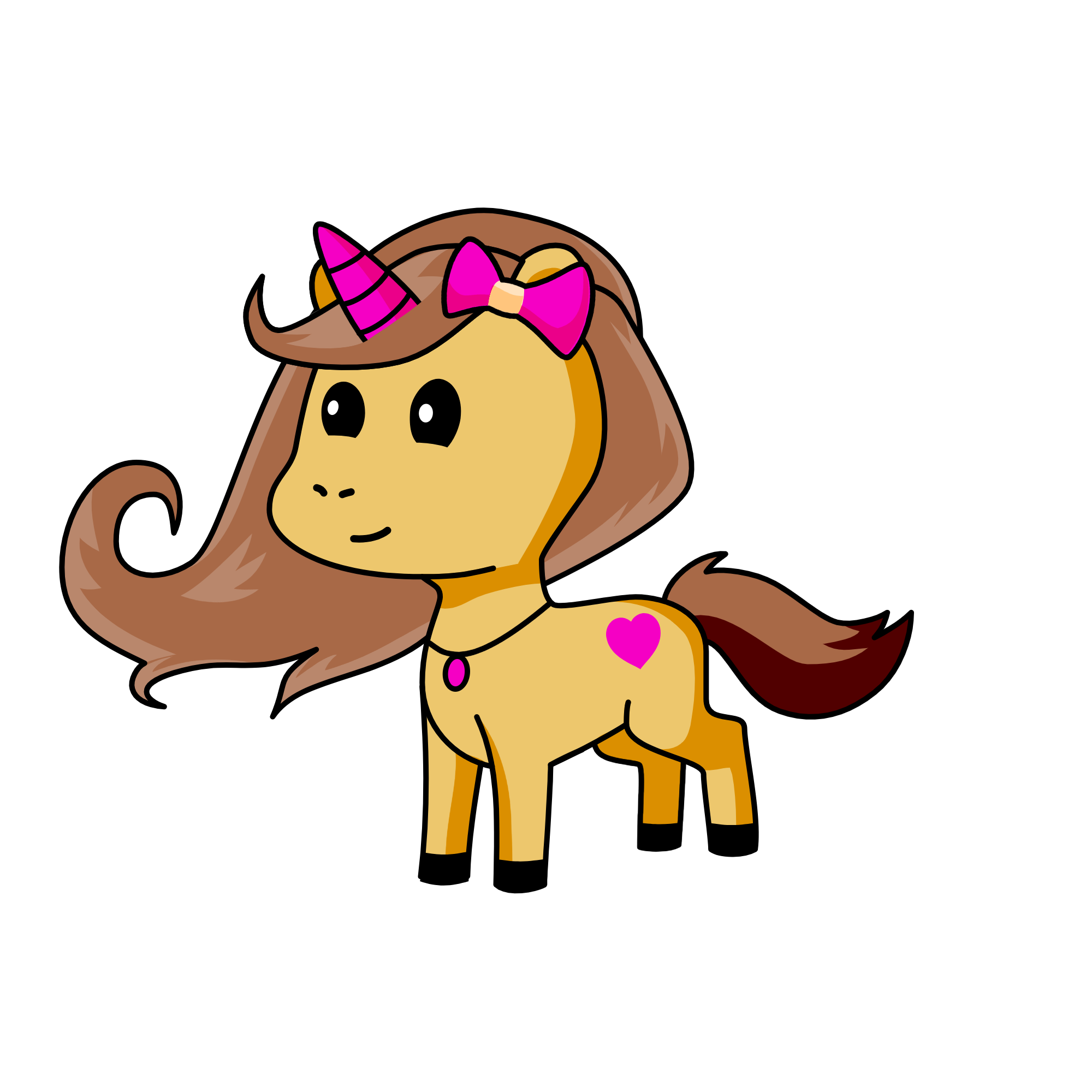Caroline, the unicorn