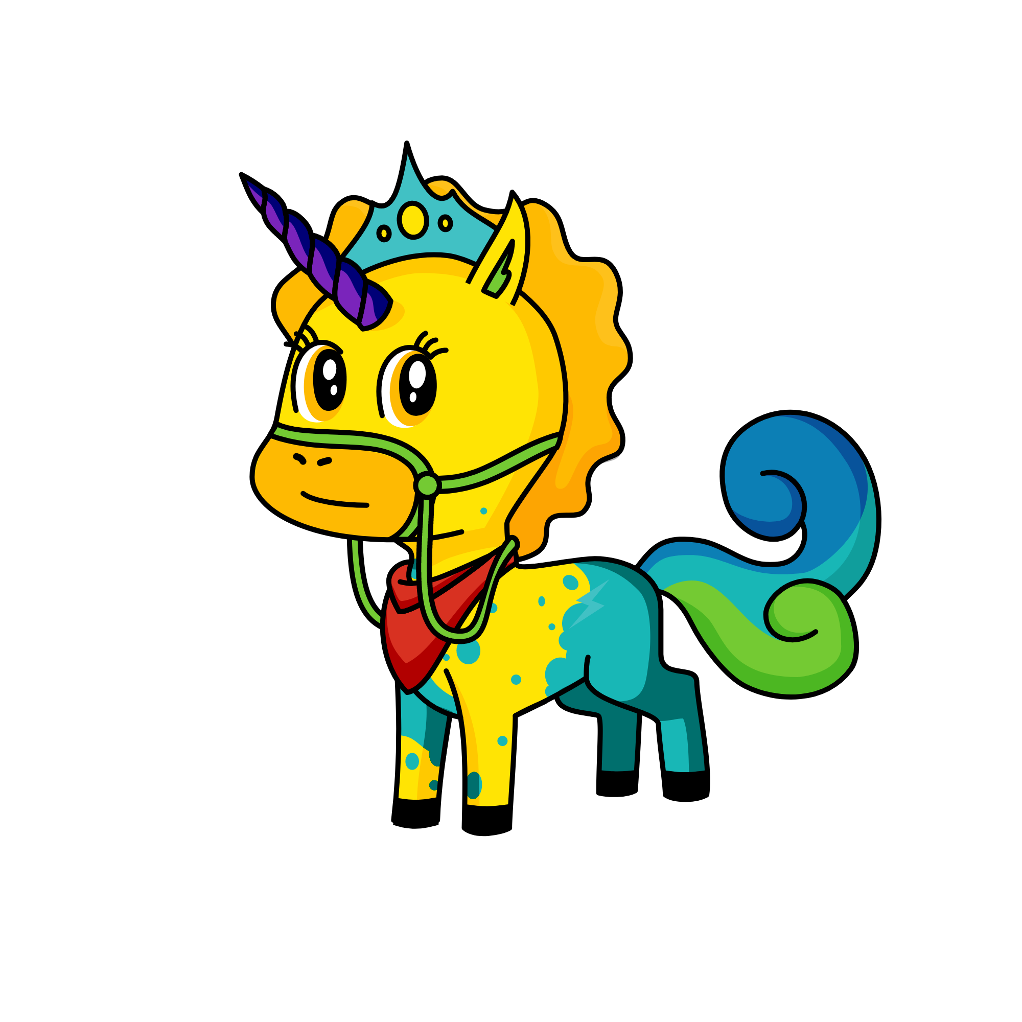 h and, the unicorn