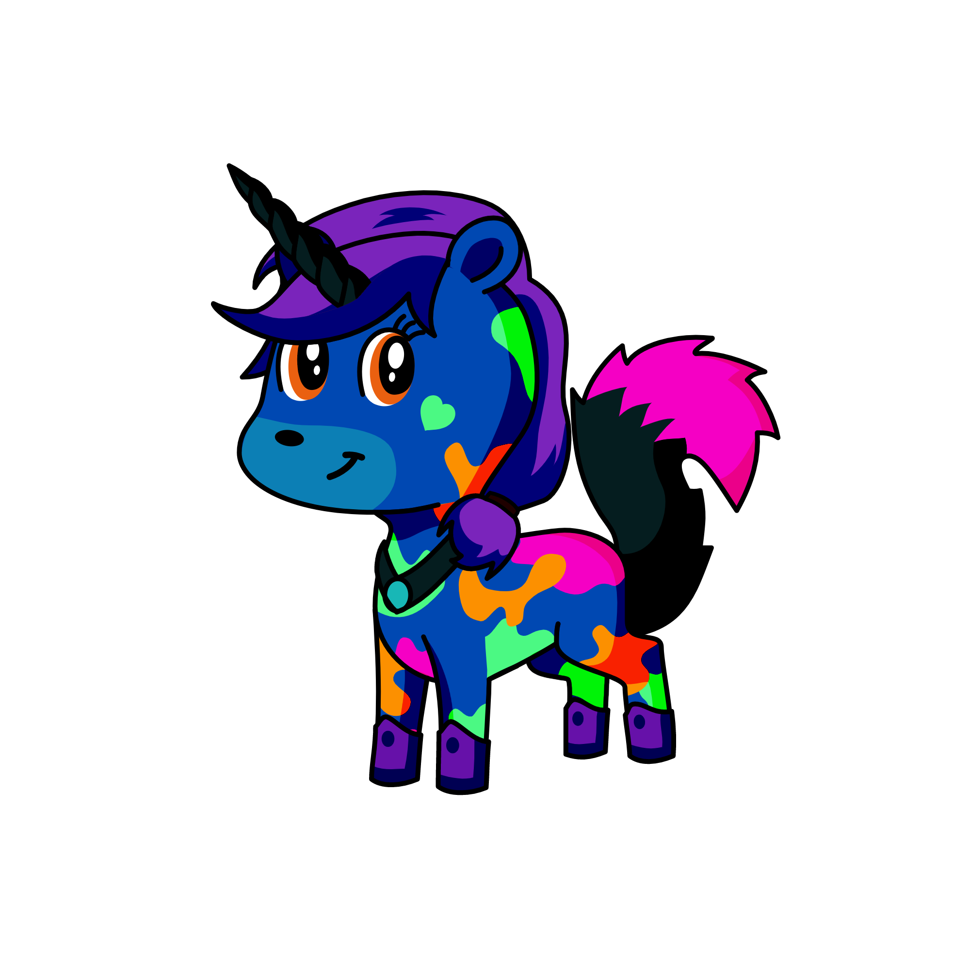Star moon , the unicorn