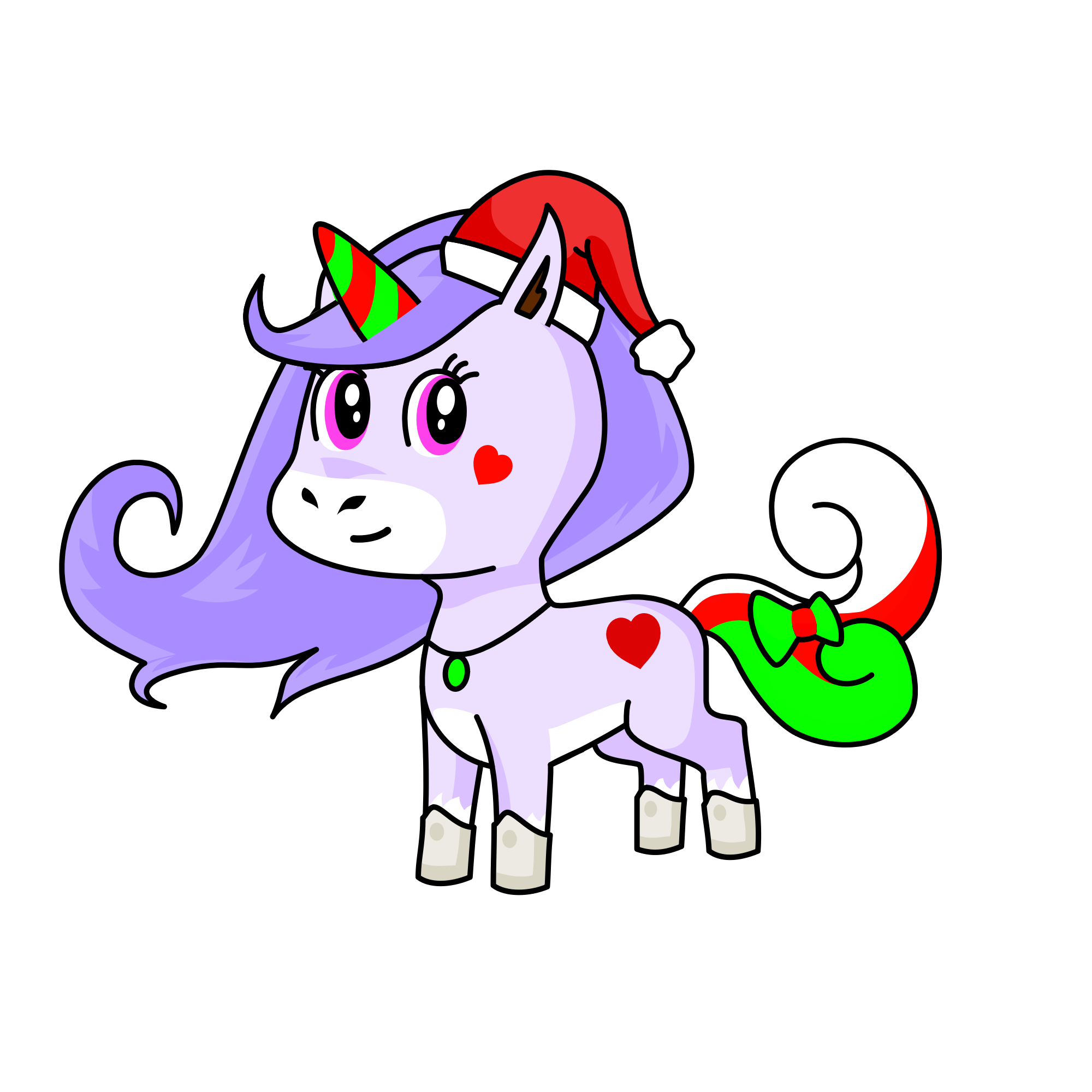 Winter, the unicorn