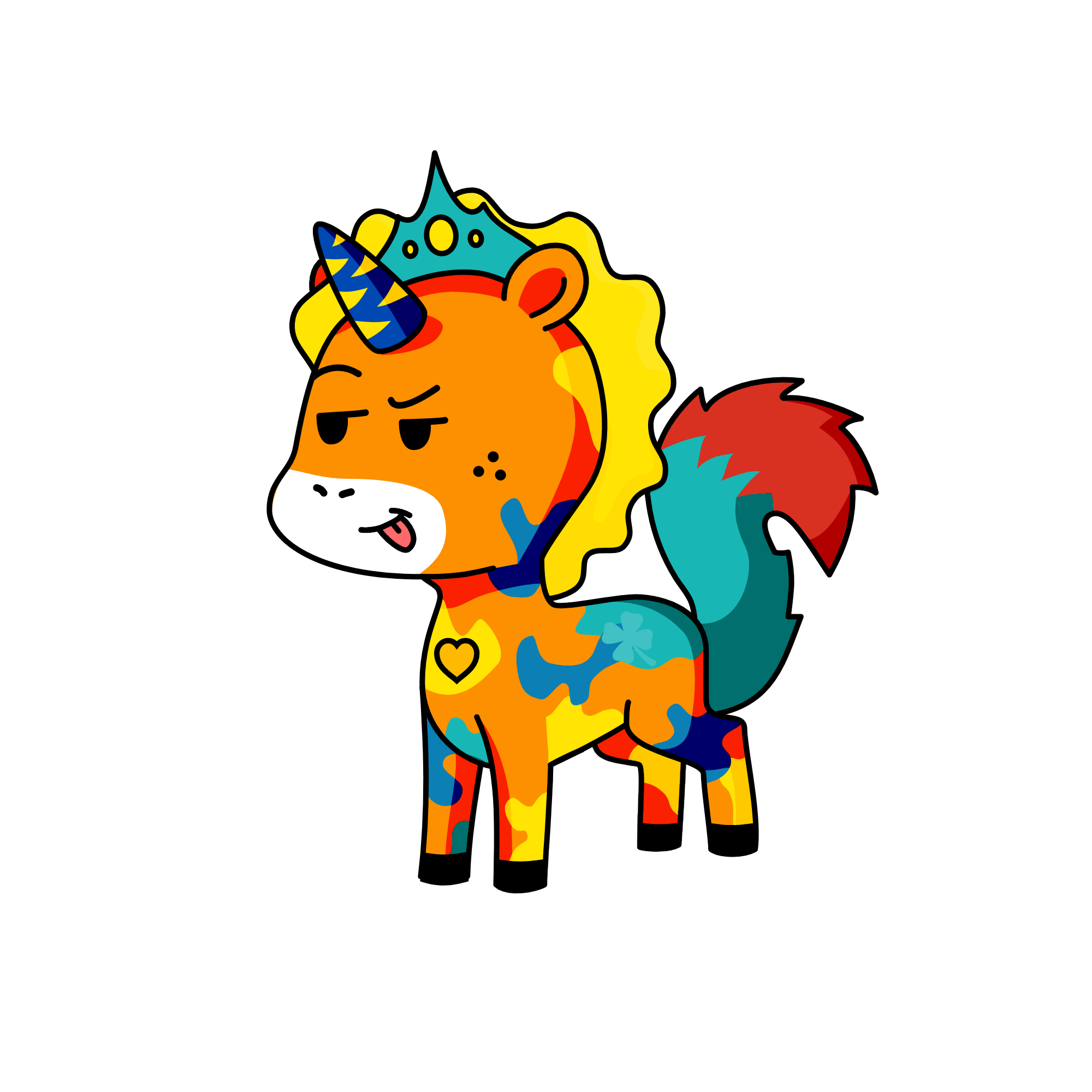 King Taffy, the unicorn