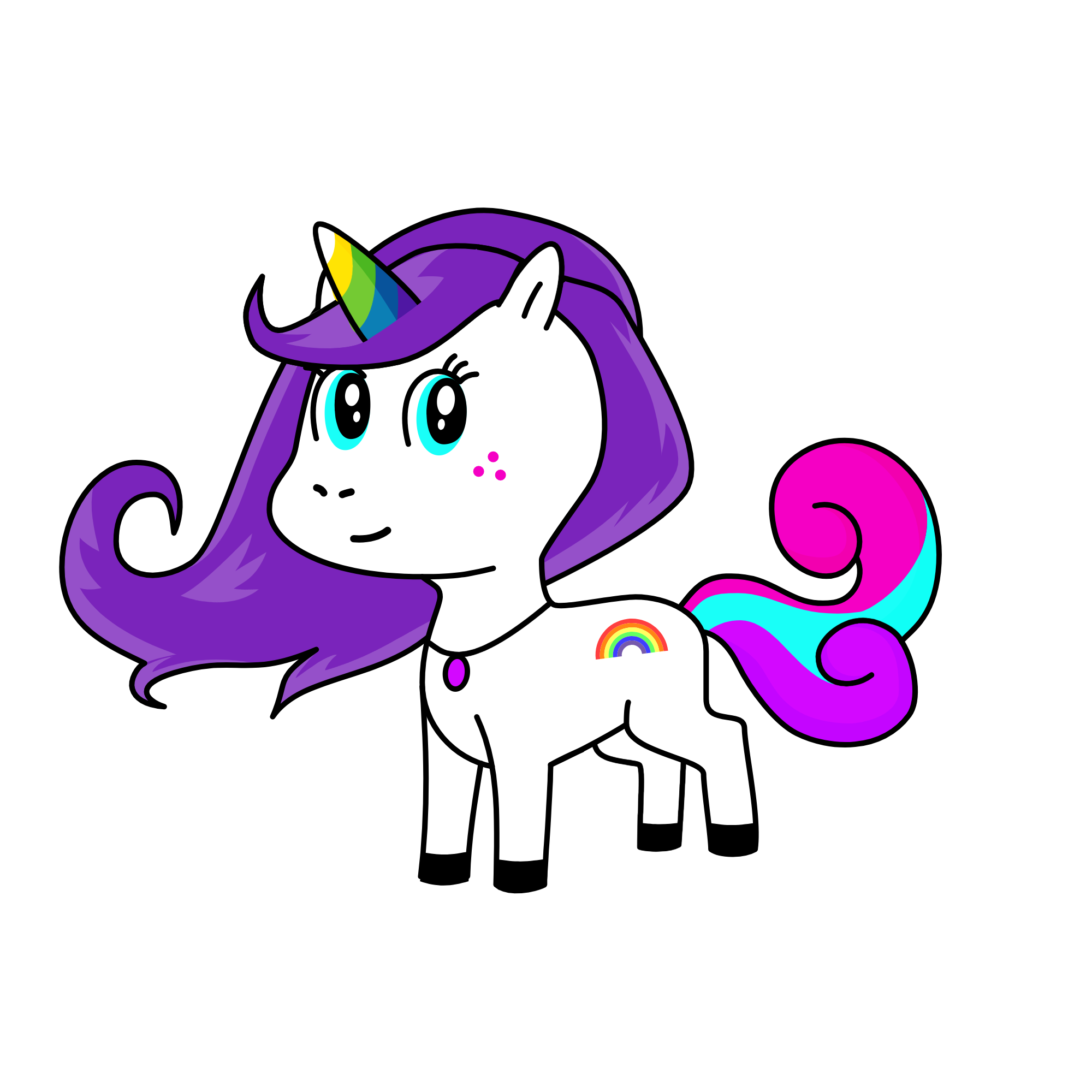blankie, the unicorn