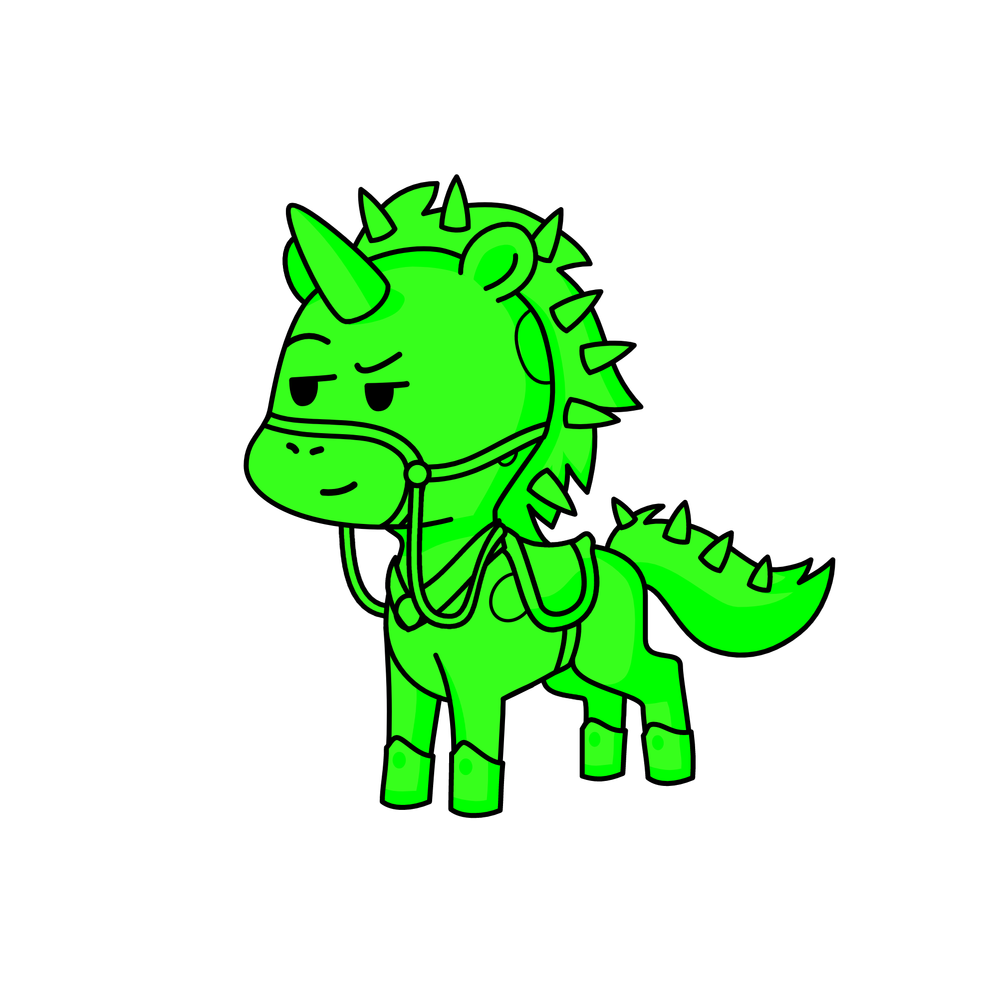 another cat, the unicorn