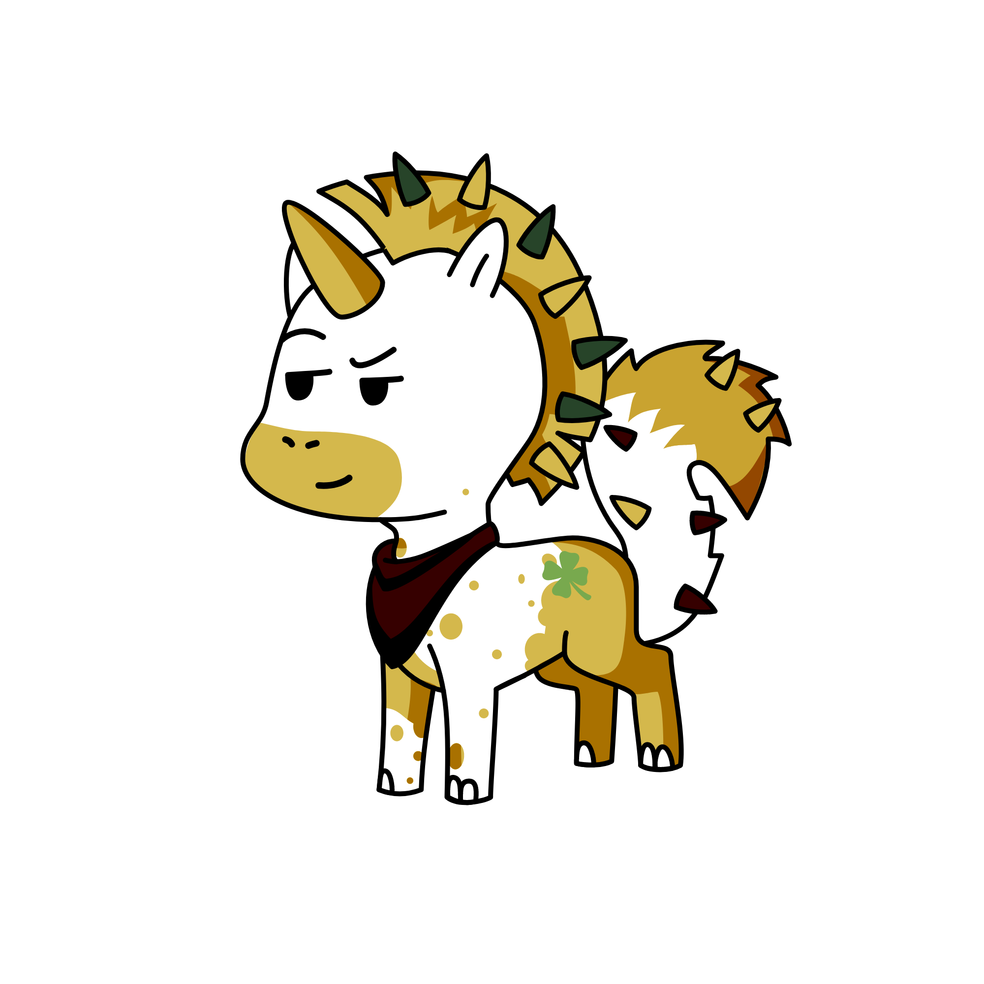 black bandit, the unicorn