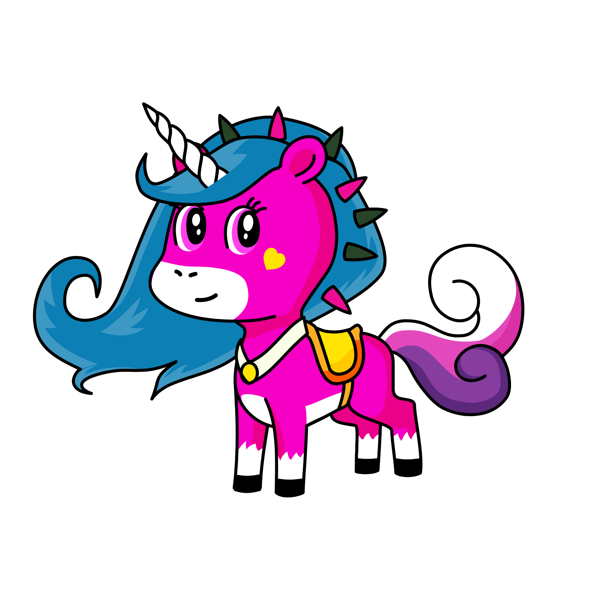MY LITTLE PONY , the unicorn