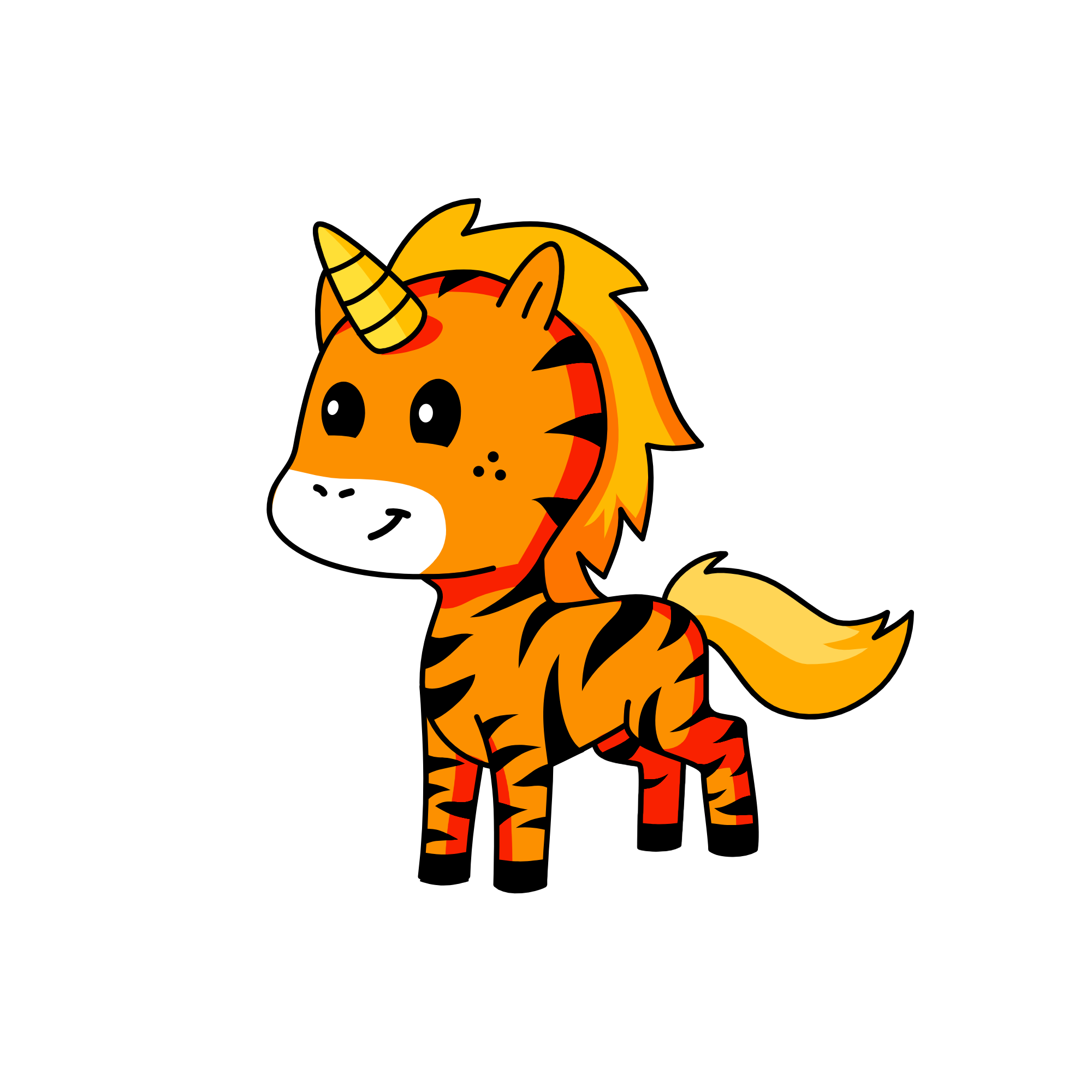 Tiger, the unicorn