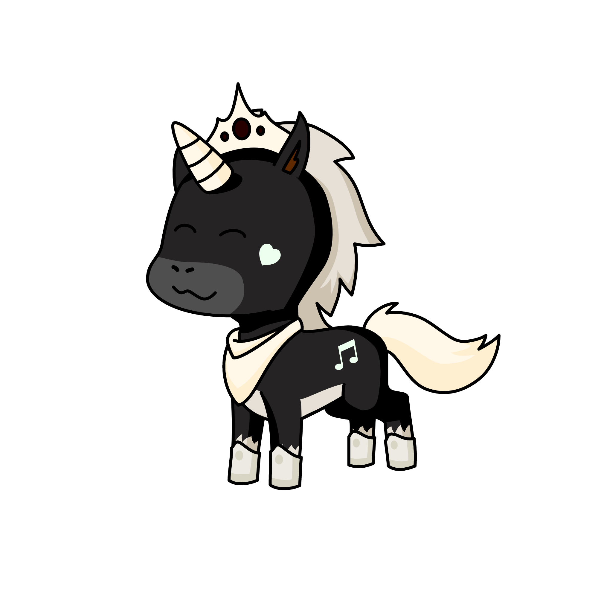 Midnight, the unicorn