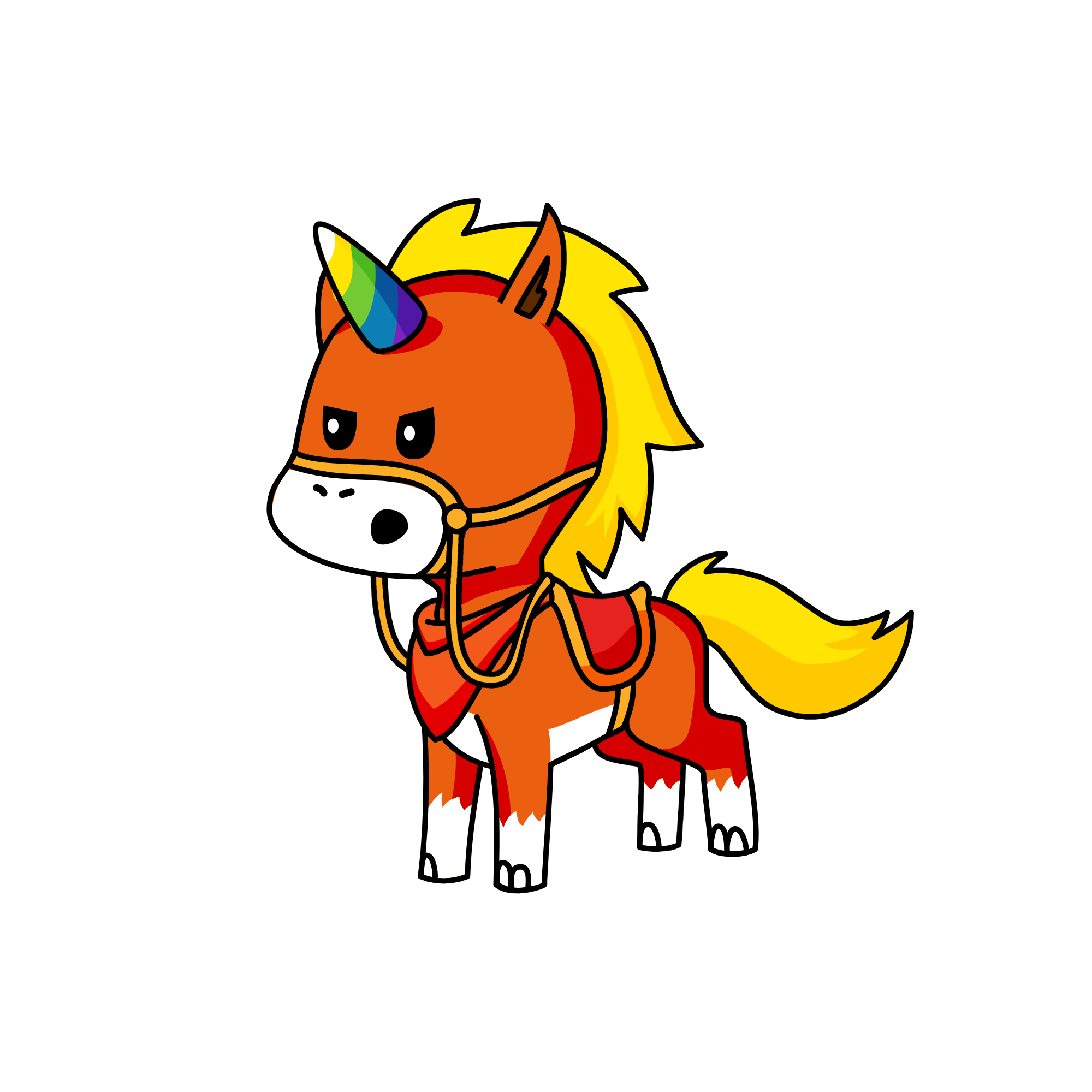 angry, the unicorn