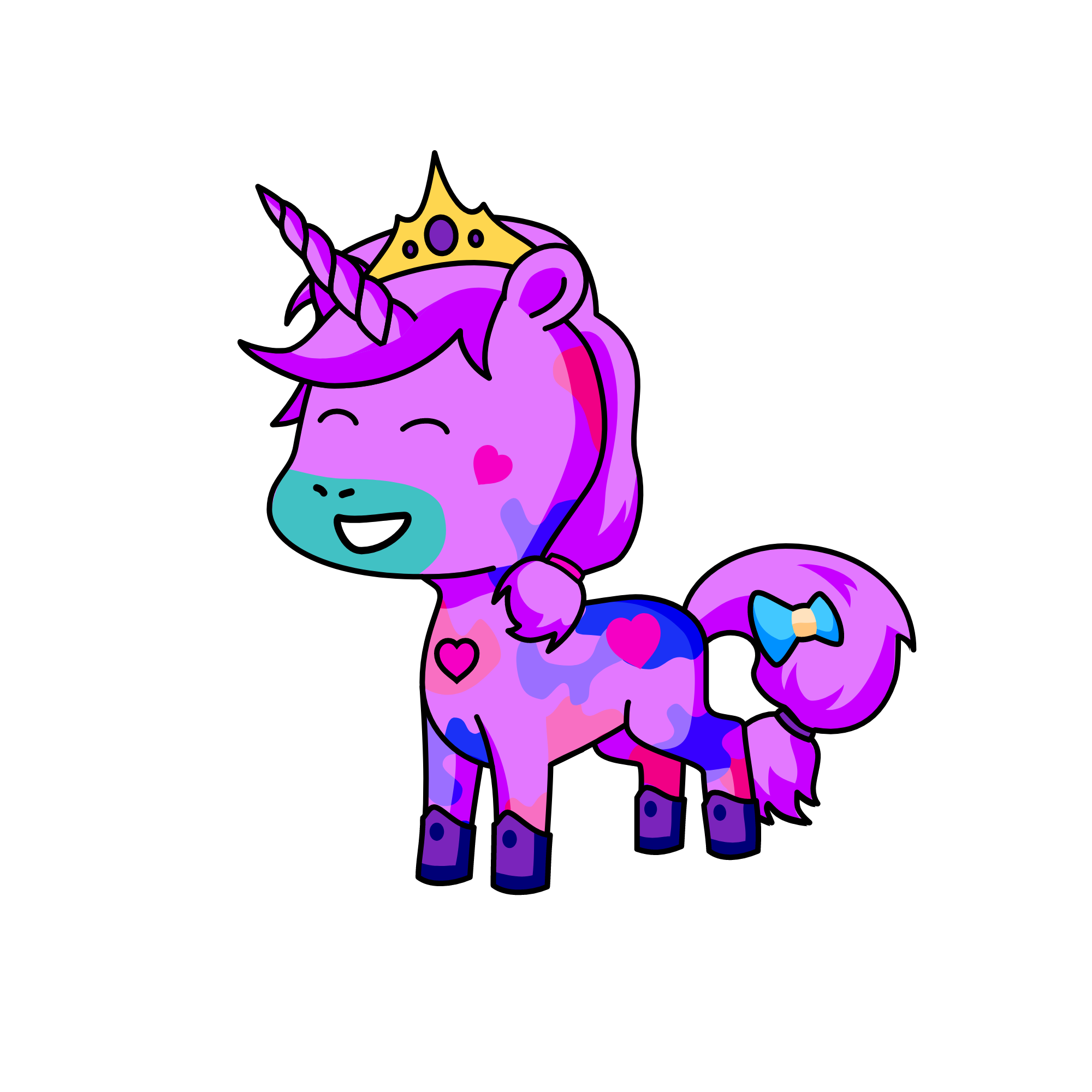 purpy, the unicorn