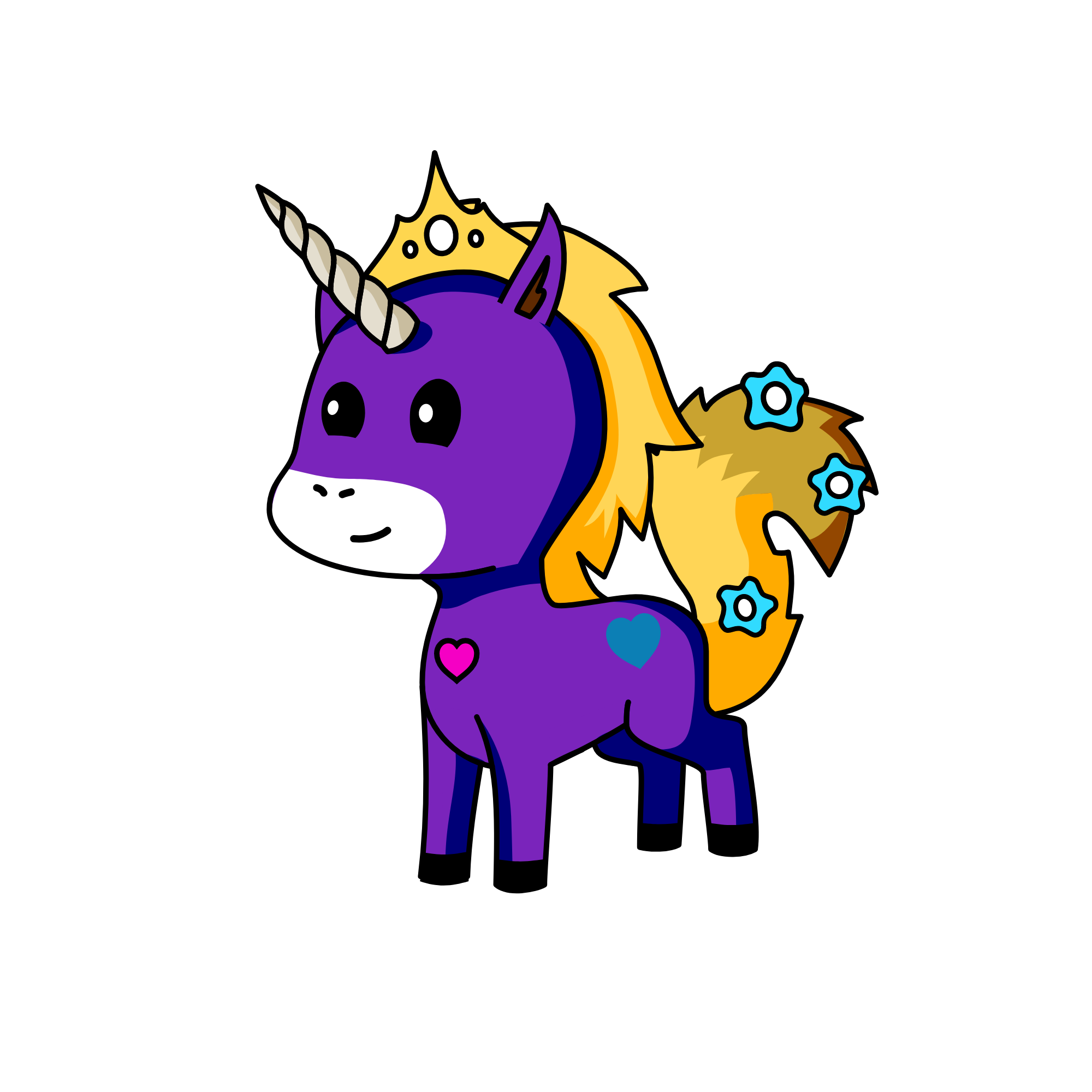 Hunter, the unicorn