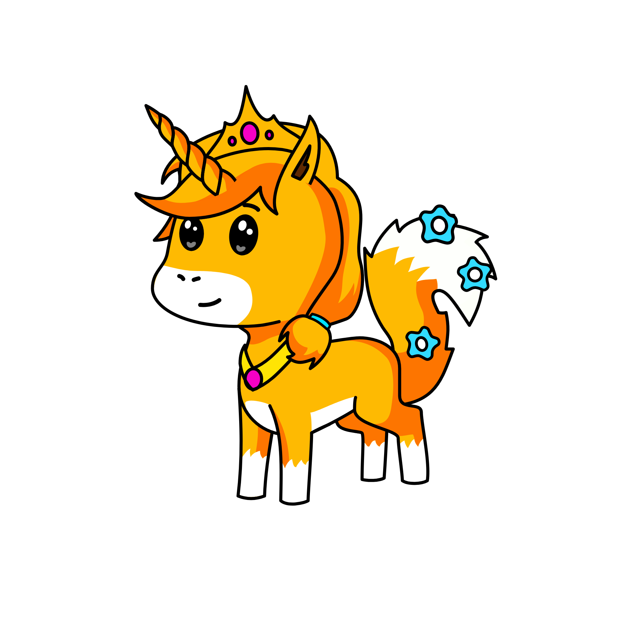 Princess Fox , the unicorn