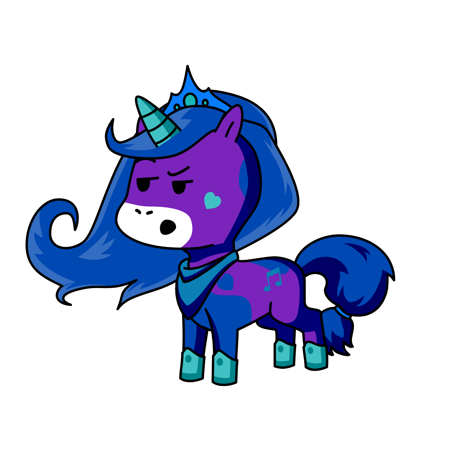 princess twilight , the unicorn