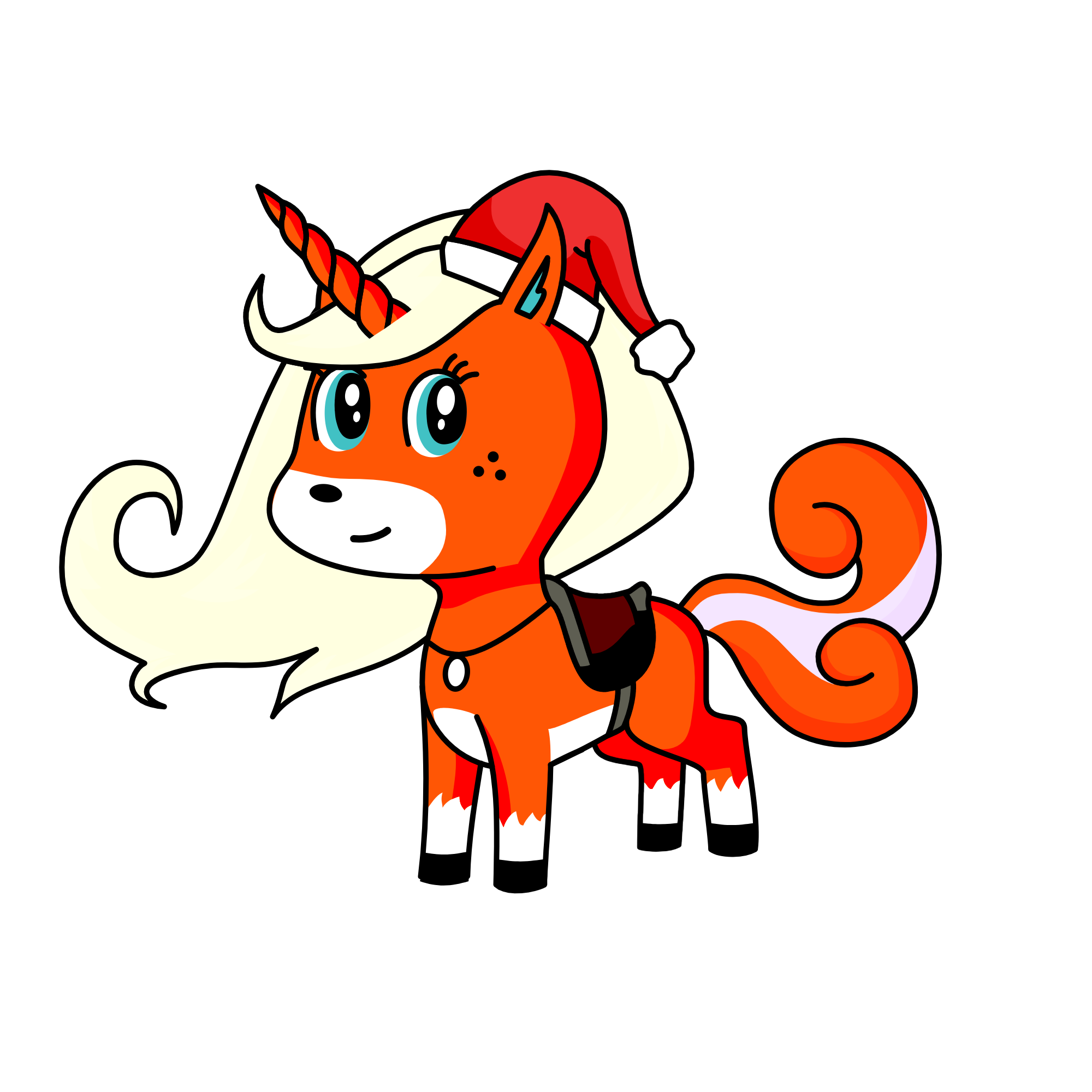 santa's helper, the unicorn