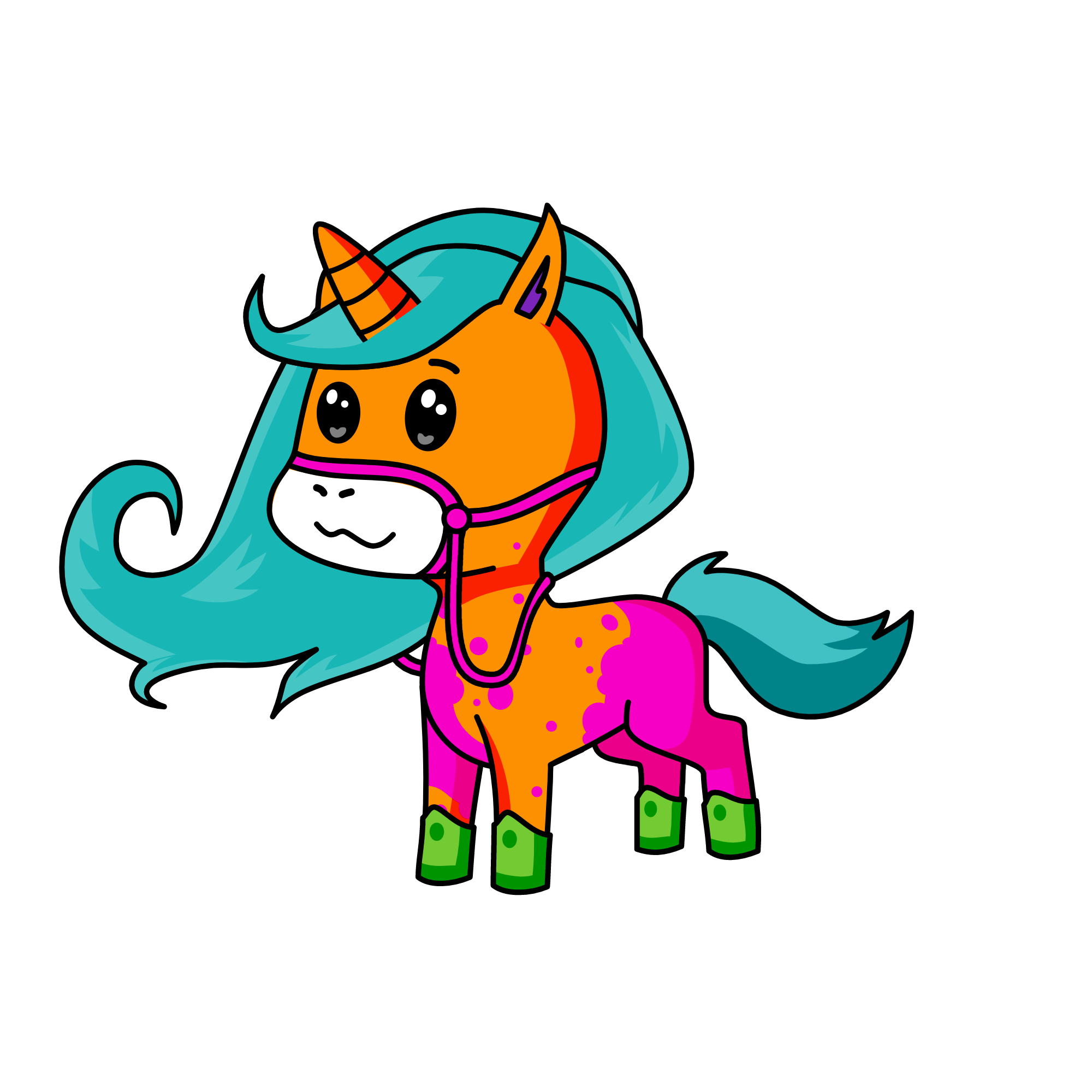 dragė, the unicorn